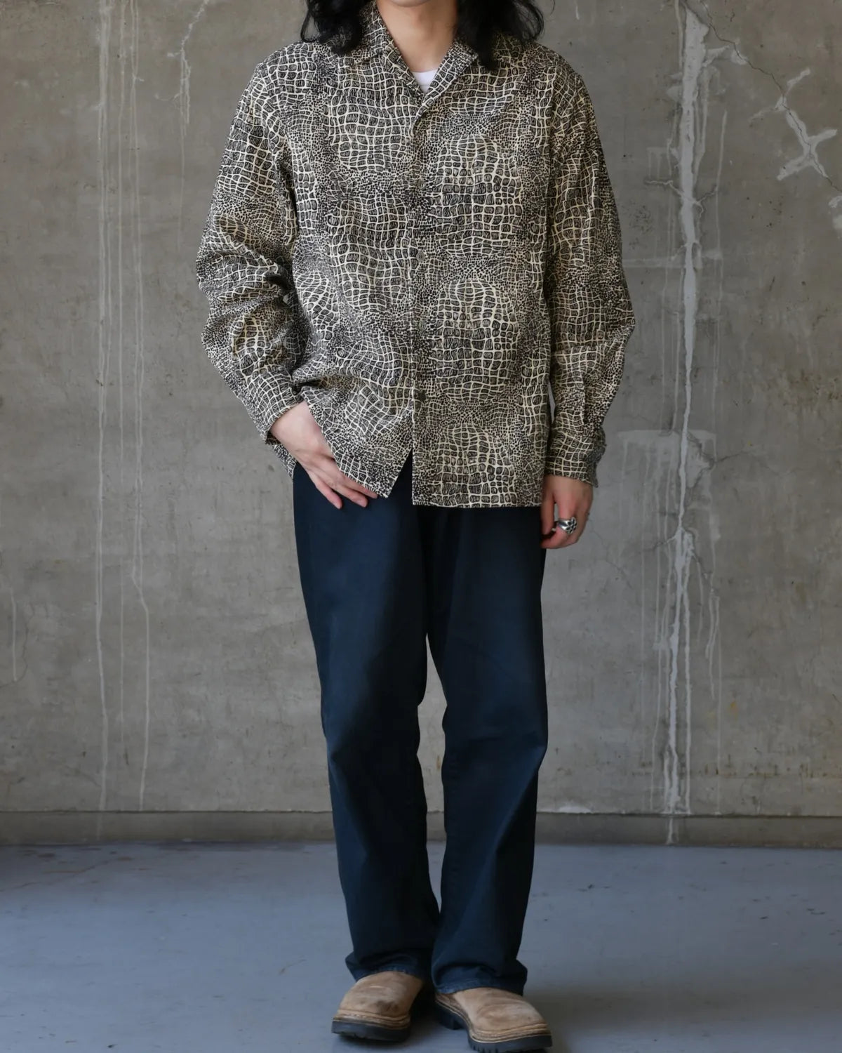 WACKO MARIA × WOLF’S HEAD / 50's SHIRT L/S -TYPE-3- (WOLFSHEAD-WM-OC15)