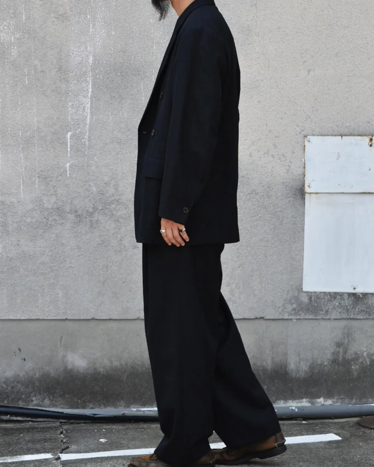 MARKAWARE / Organic Wool Survival Cloth® Double Breasted Comfort Jacket (A25C06JK01C)