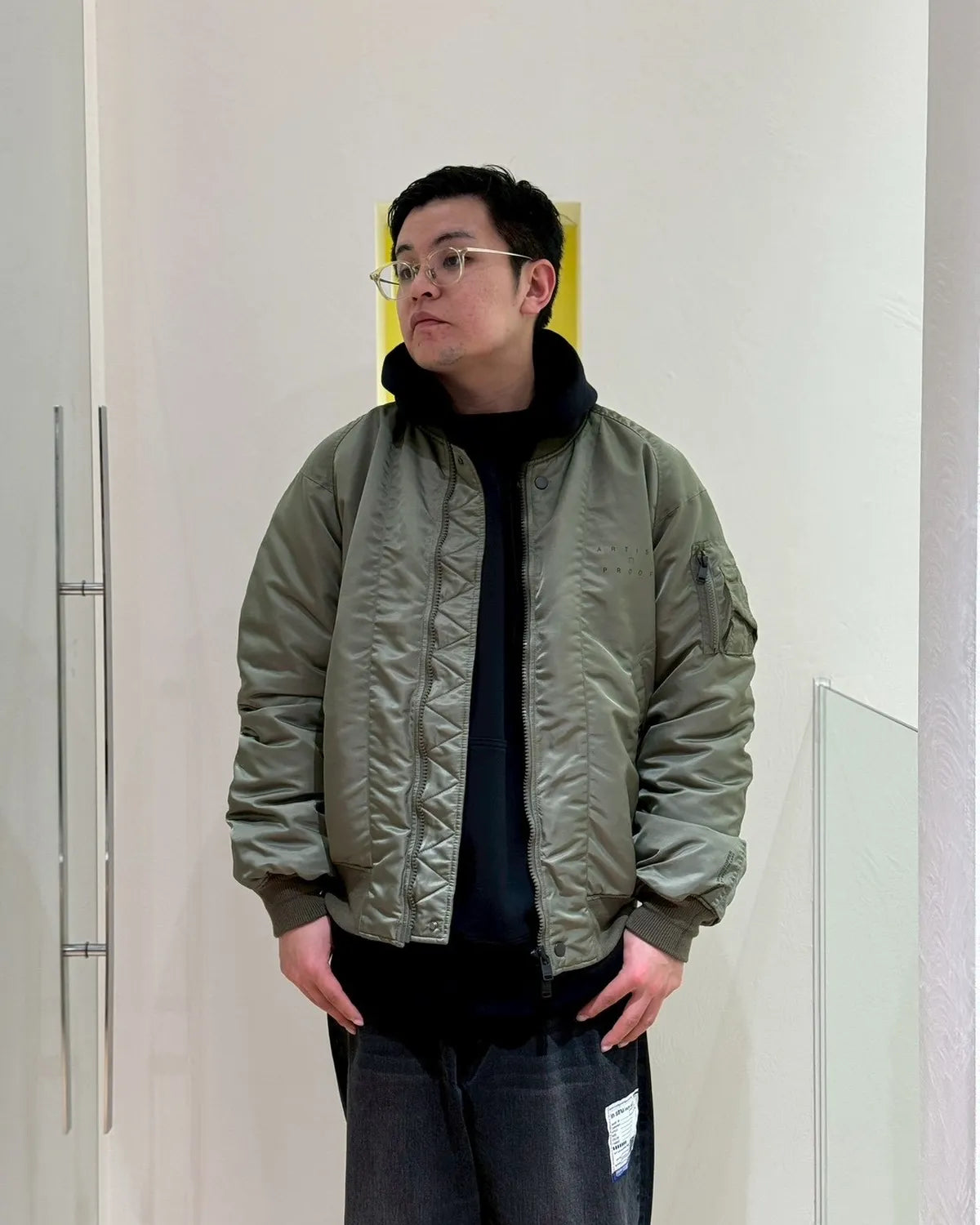 ARTIST PROOF®︎ / × FRGMT × nonnative TROOPER PUFF BLOUSON NYLON TWILL WITH WINDSTOPPER "lnnovaten" (NN-JU4753)