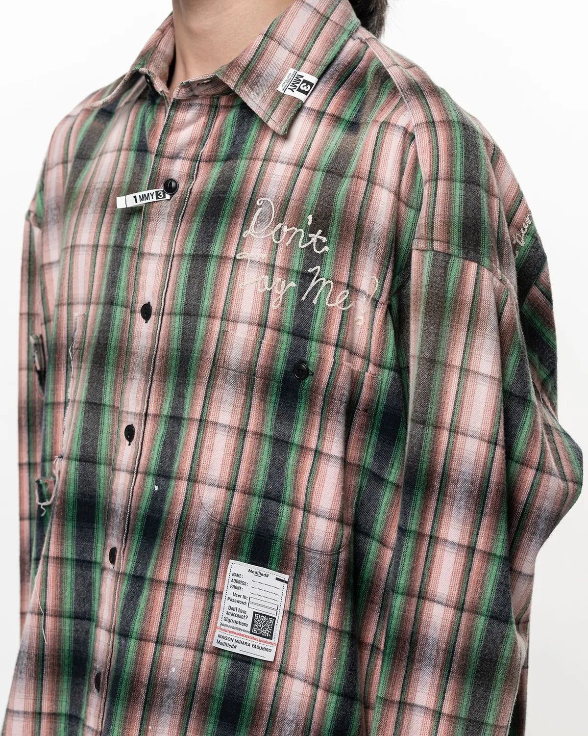 Maison MIHARA YASUHIRO / VINTAGE LIKE CHECK SHIRTS (J16SH181)