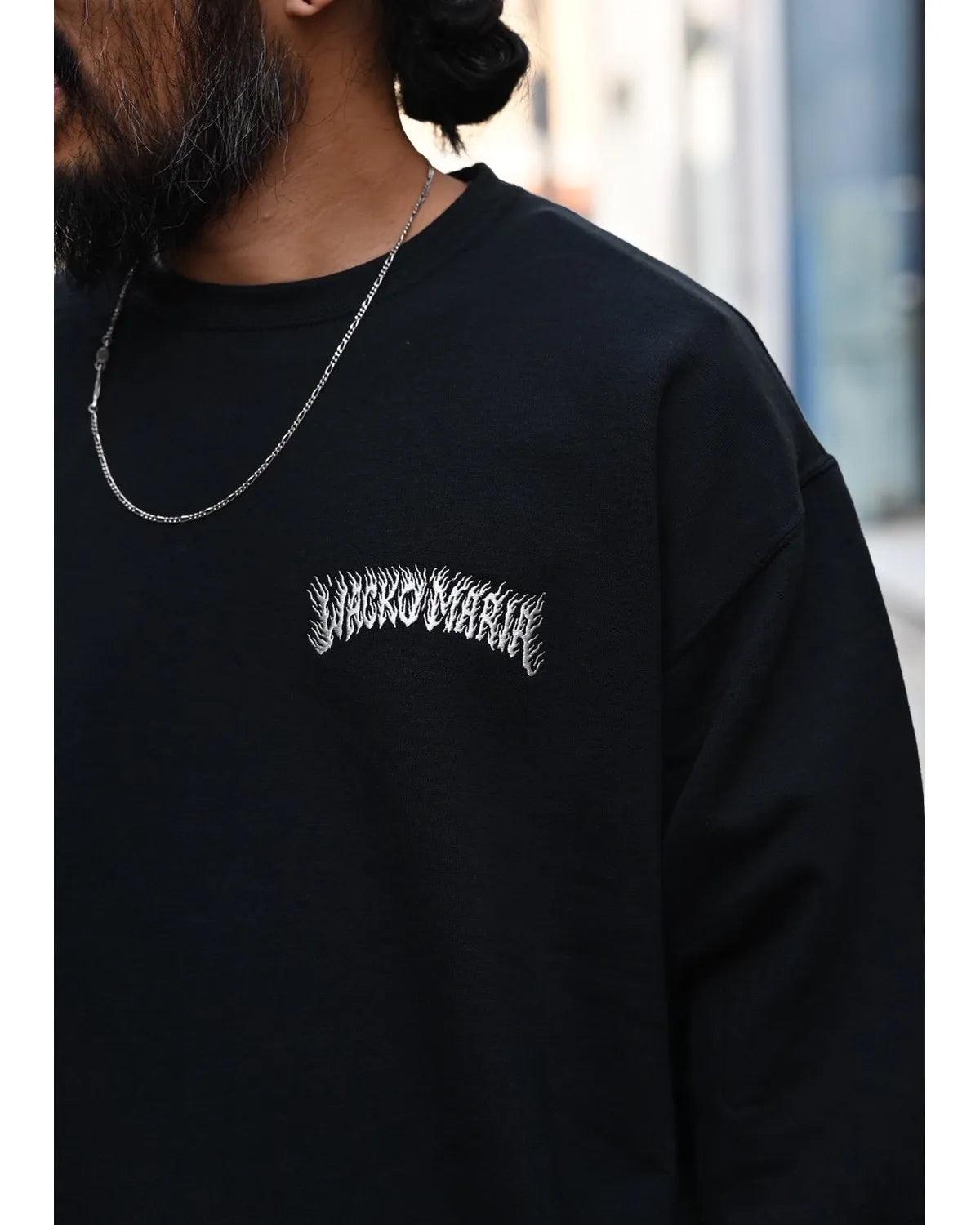 WACKO MARIA × TIM LEHI / CREW NECK SWEAT SHIRT -TYPE-1- (25FW-WMC-SS10)
