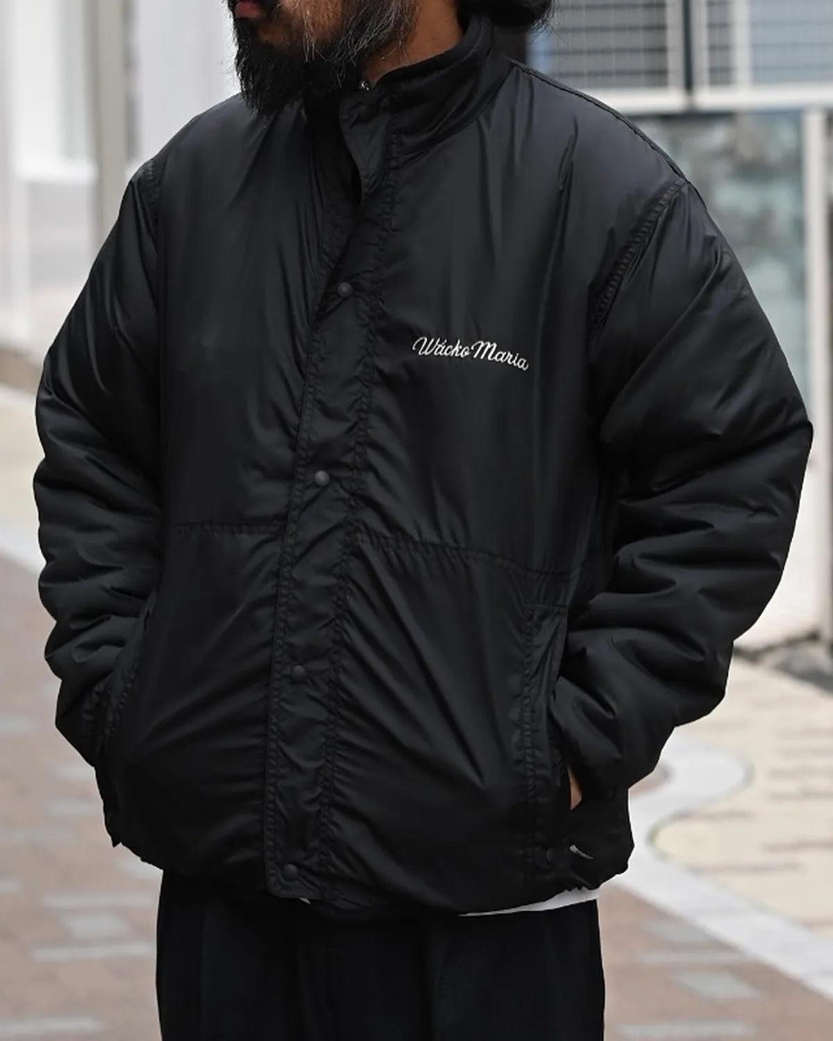 WACKO MARIA / REVERSIBLE LEOPARD BOA FLEECE JACKET (25FW-WMO-OD01)