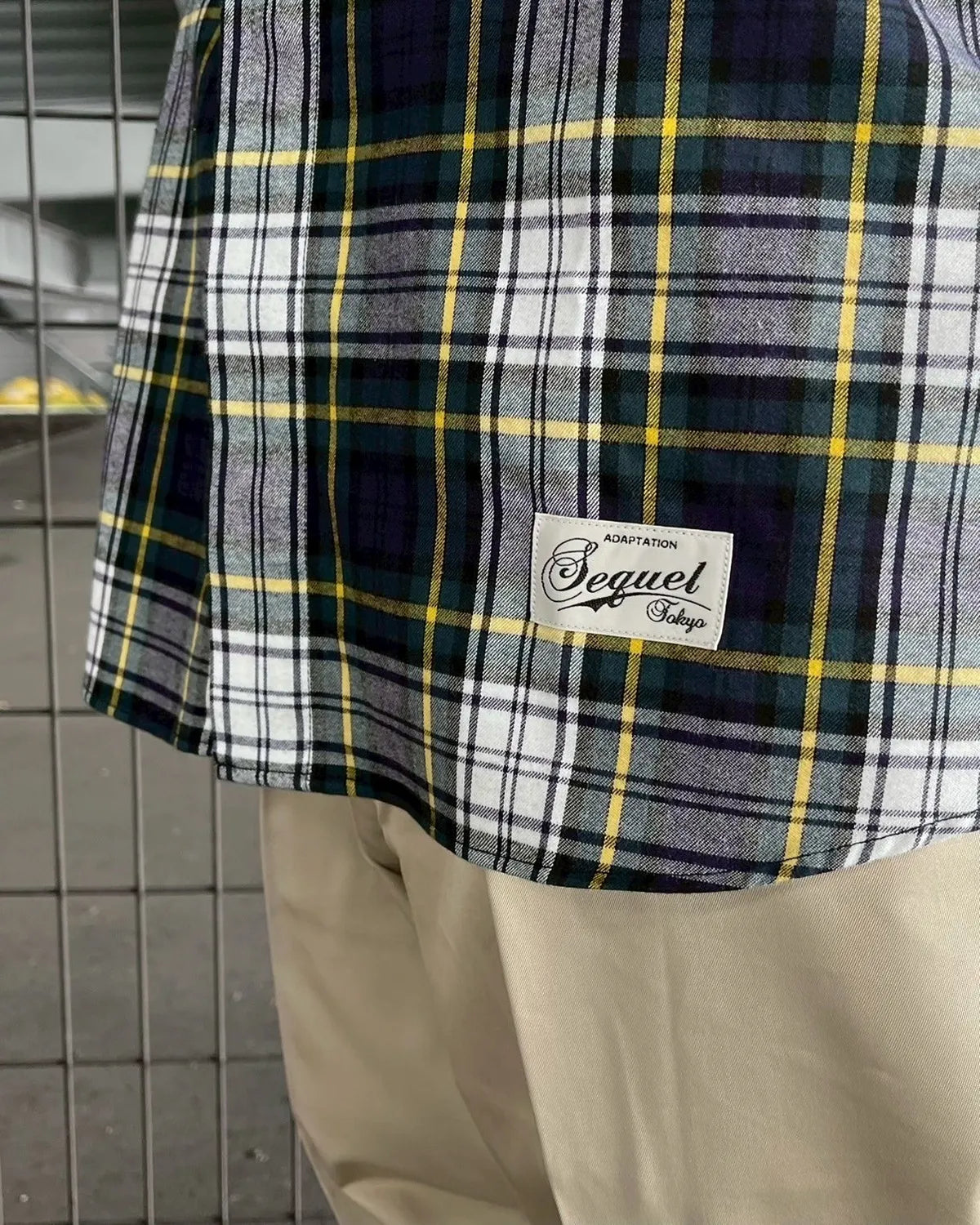 SEQUEL / TARTAN FLYFRONT SHIRT (SQ-25SS-SH-03)