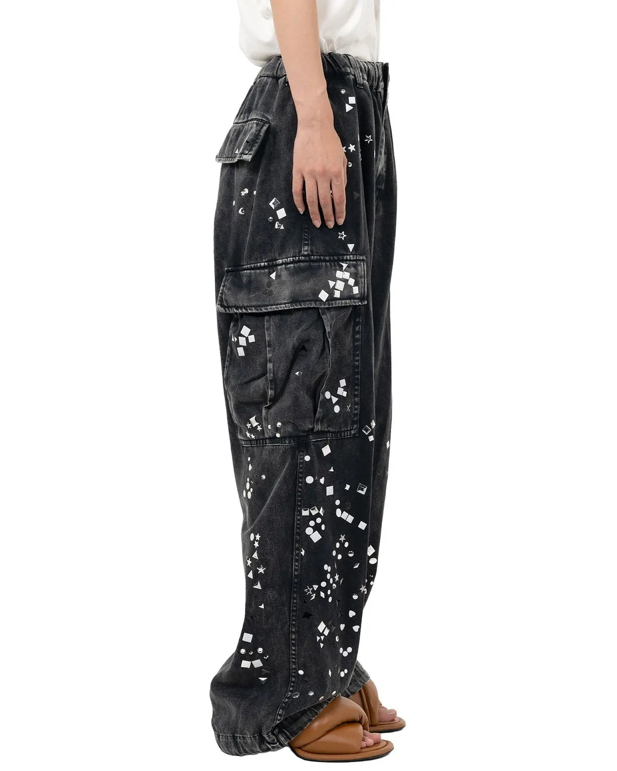 Maison MIHARA YASUHIRO / Embellished Millitary Pants (B15PT062)