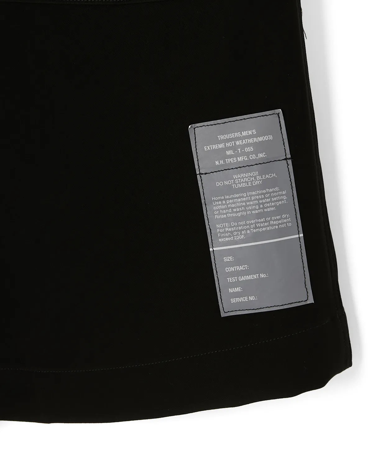N.HOOLYWOOD TEST PRODUCT EXCHANGE SERVICE  / TUCK HALF PANTS (9251-CP50-006)