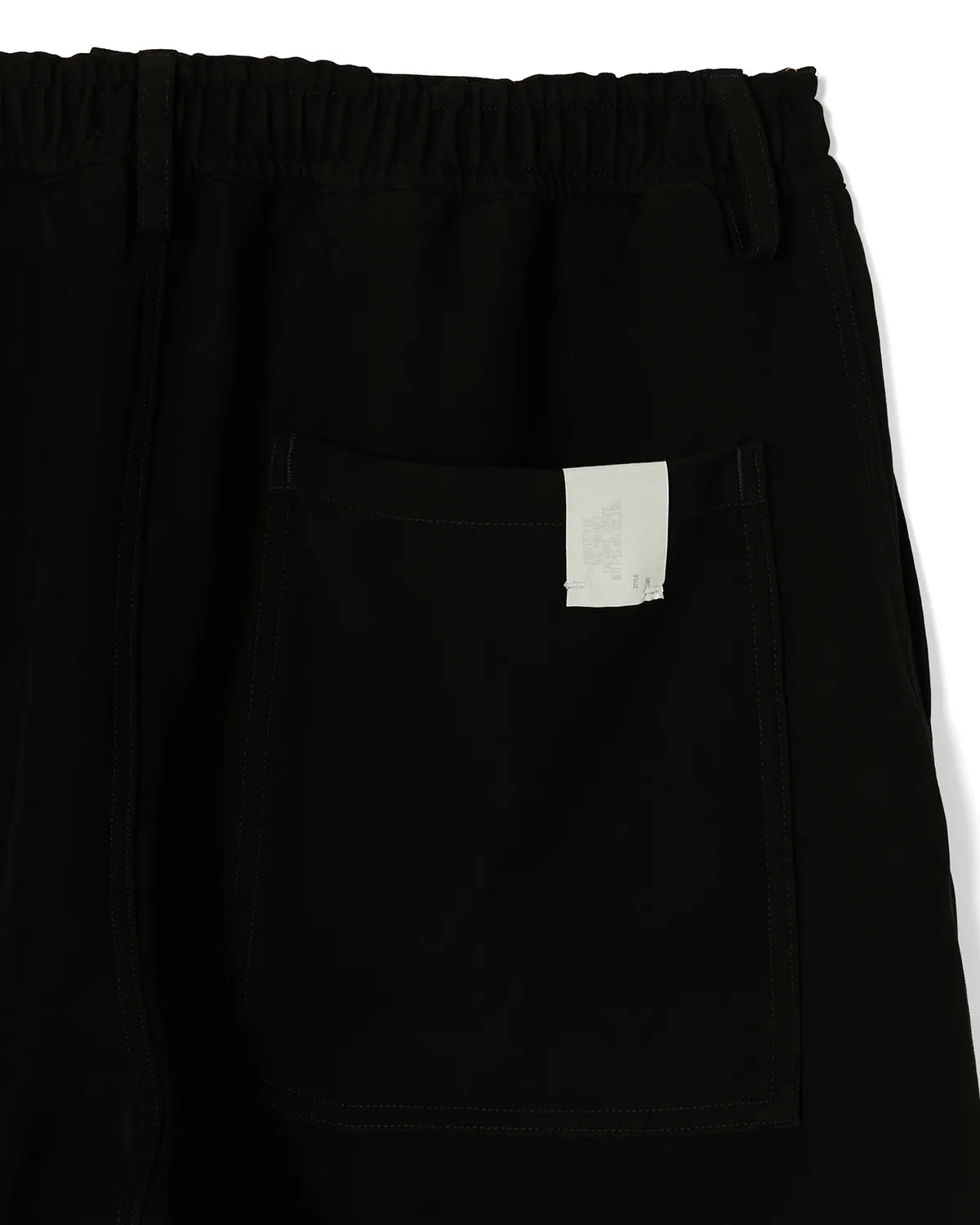 N.HOOLYWOOD TEST PRODUCT EXCHANGE SERVICE  / TUCK HALF PANTS (9251-CP50-006)