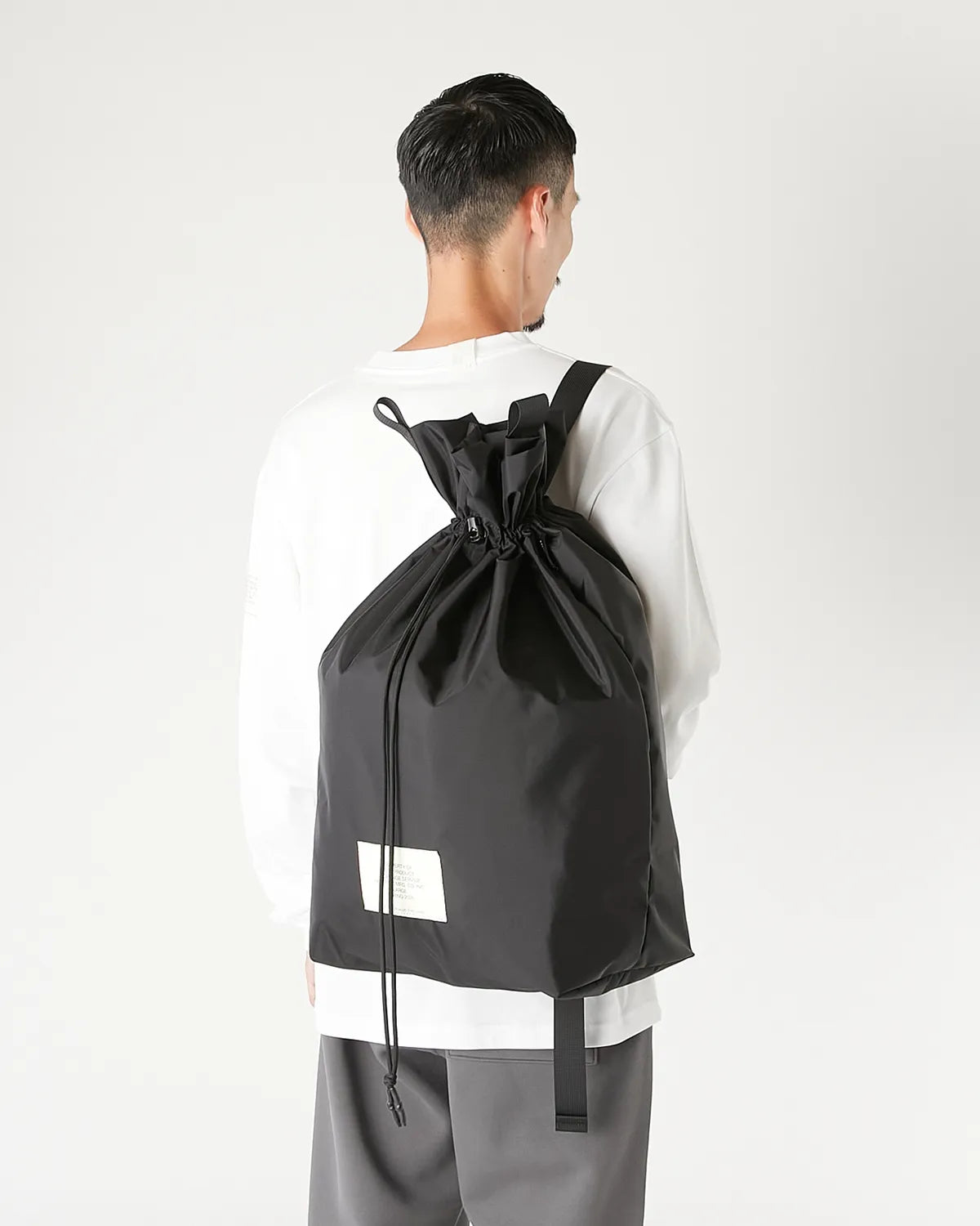 N.HOOLYWOOD TEST PRODUCT EXCHANGE SERVICE × OUTDOOR PRODUCTS / DRAWSTRING BAG -LARGE- (9261-AC02)