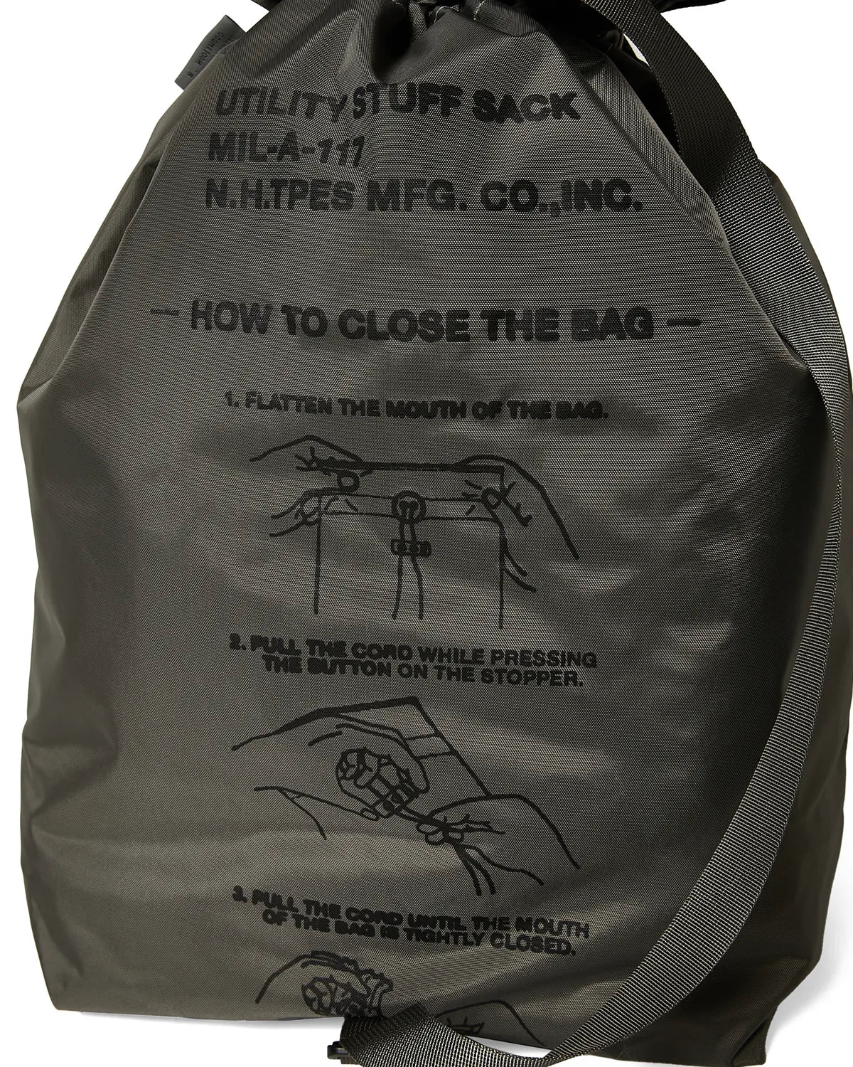 N.HOOLYWOOD TEST PRODUCT EXCHANGE SERVICE × OUTDOOR PRODUCTS / DRAWSTRING BAG -LARGE- (9261-AC02)