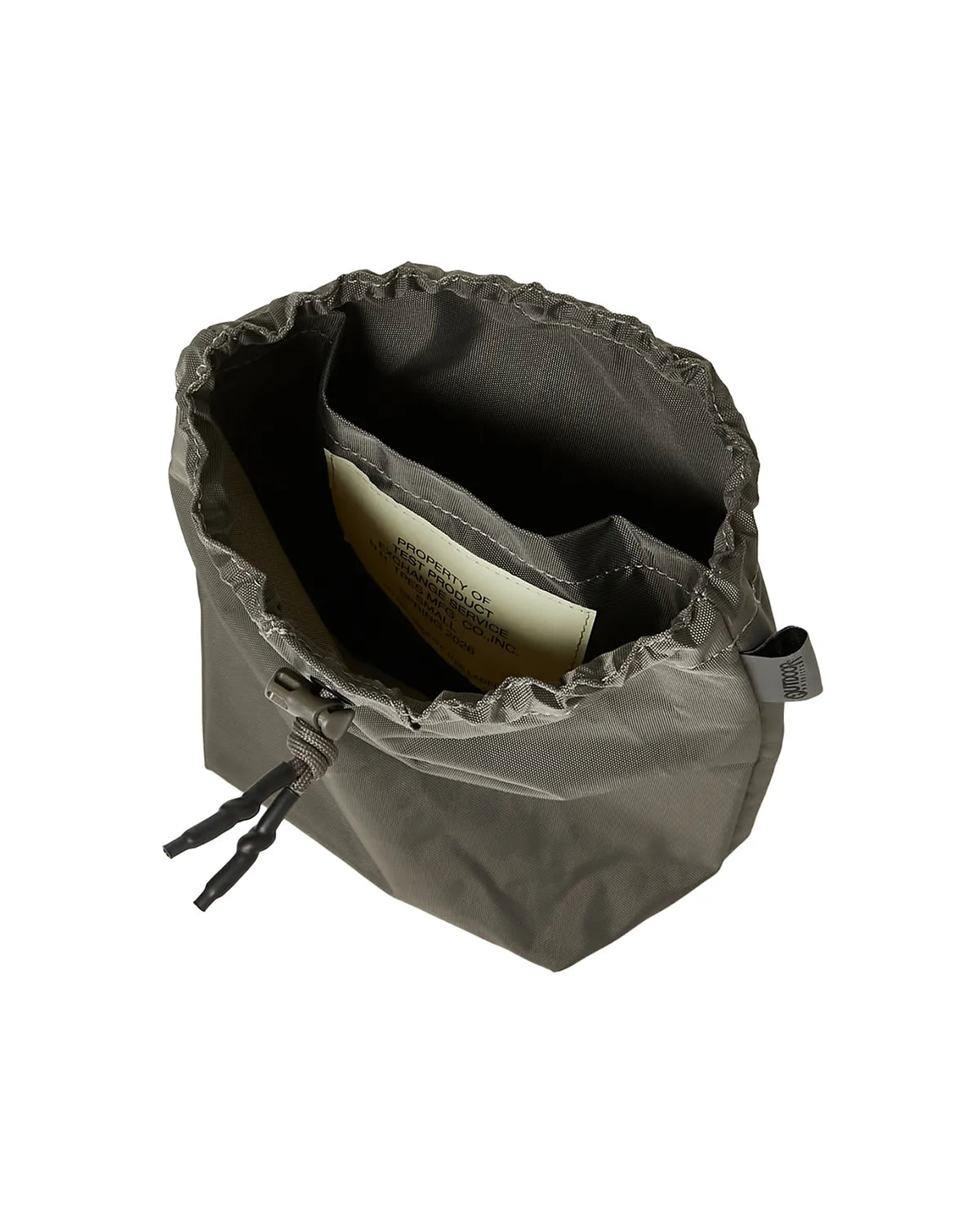 N.HOOLYWOOD TEST PRODUCT EXCHANGE SERVICE × OUTDOOR PRODUCTS / DRAWSTRING BAG -SMALL- (9261-AC03)
