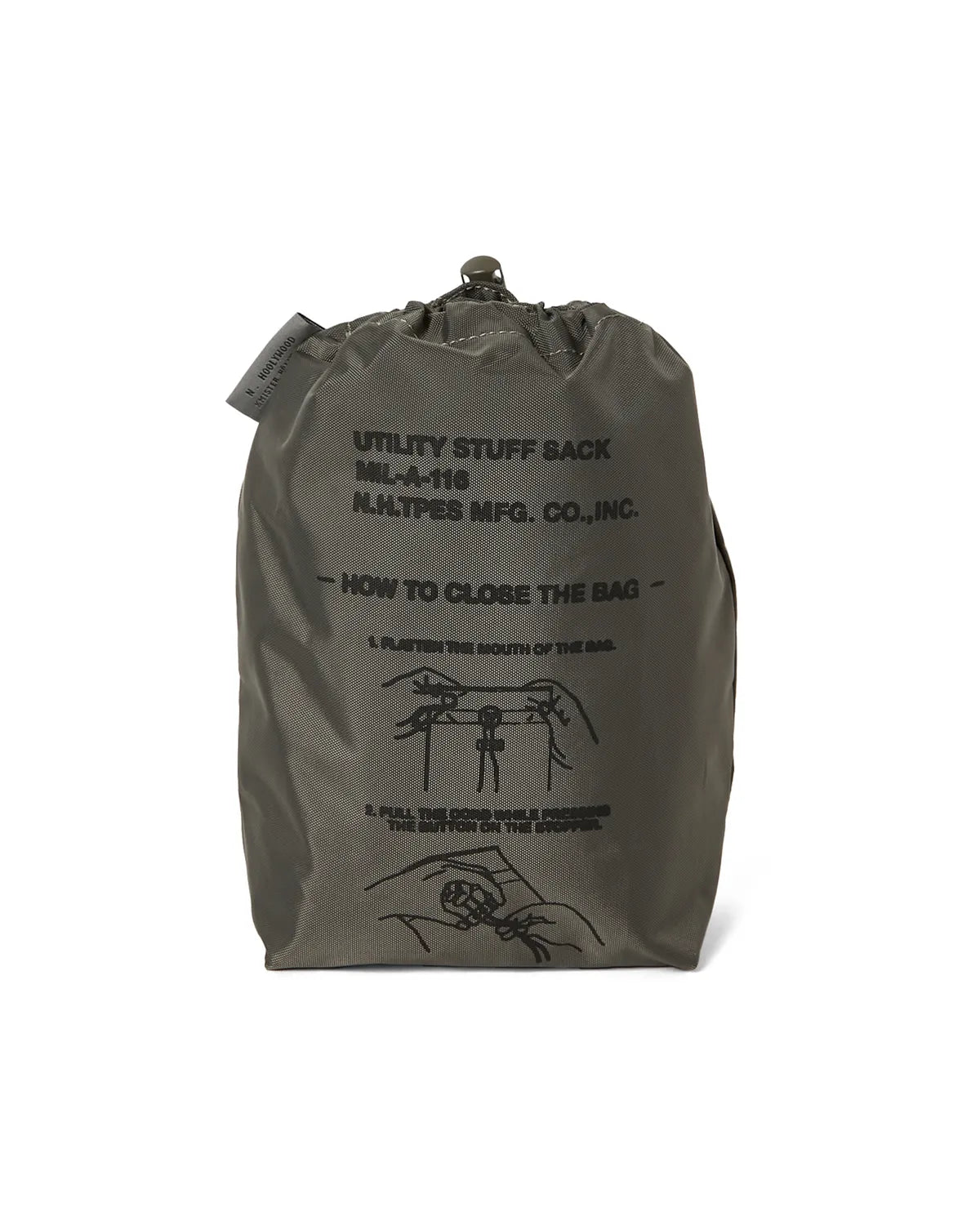 N.HOOLYWOOD TEST PRODUCT EXCHANGE SERVICE × OUTDOOR PRODUCTS / DRAWSTRING BAG -SMALL- (9261-AC03)