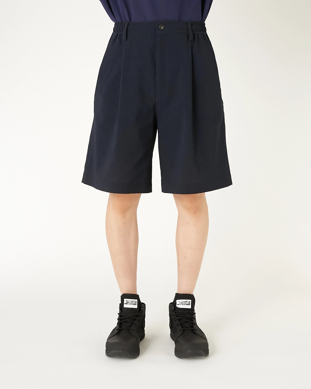 N.HOOLYWOOD TEST PRODUCT EXCHANGE SERVICE / TUCK HALF PANTS (9261-CP54-002)