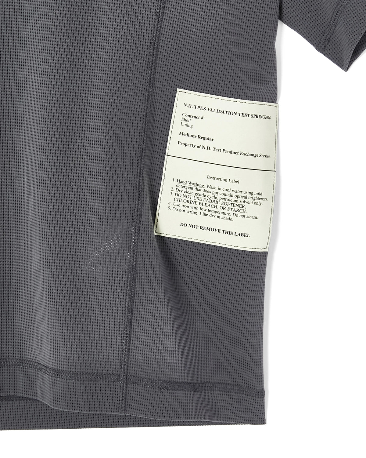 N.HOOLYWOOD TEST PRODUCT EXCHANGE SERVICE / PANELED T-SHIRT (9261-CS55-011)