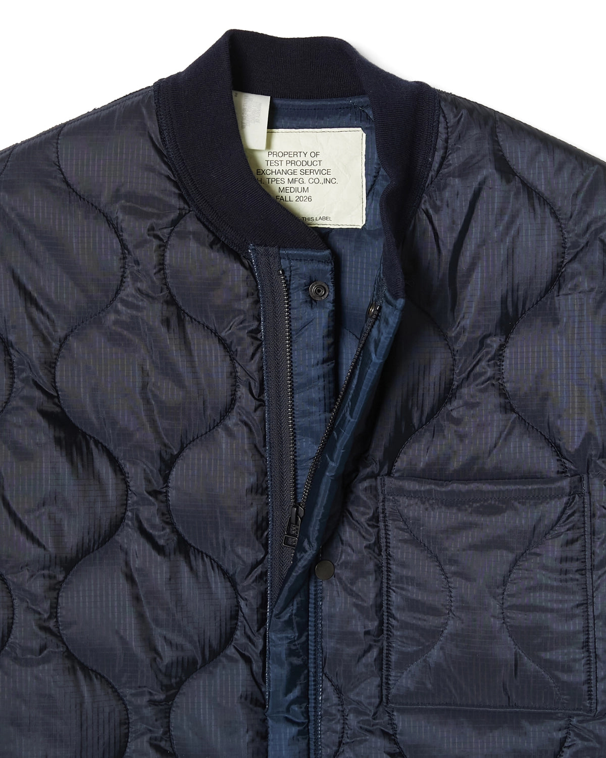 N.HOOLYWOOD TEST PRODUCT EXCHANGE SERVICE / QUILTED JACKET (9262-BL01-003)