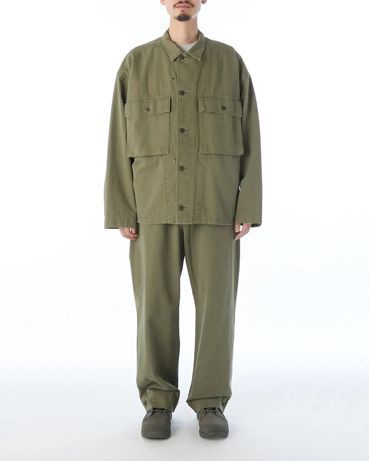 N.HOOLYWOOD TEST PRODUCT EXCHANGE SERVICE / HERRINGBONE TWILL JACKET (9262-BL06-008)