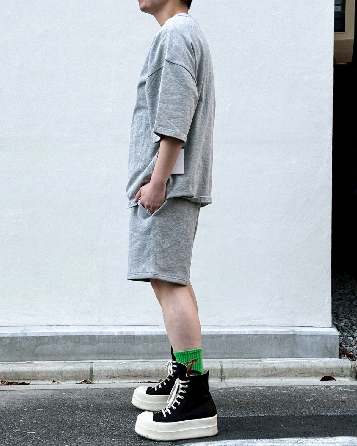 entire studios / Heavy Boxy Tee (ESSS26TT01012)