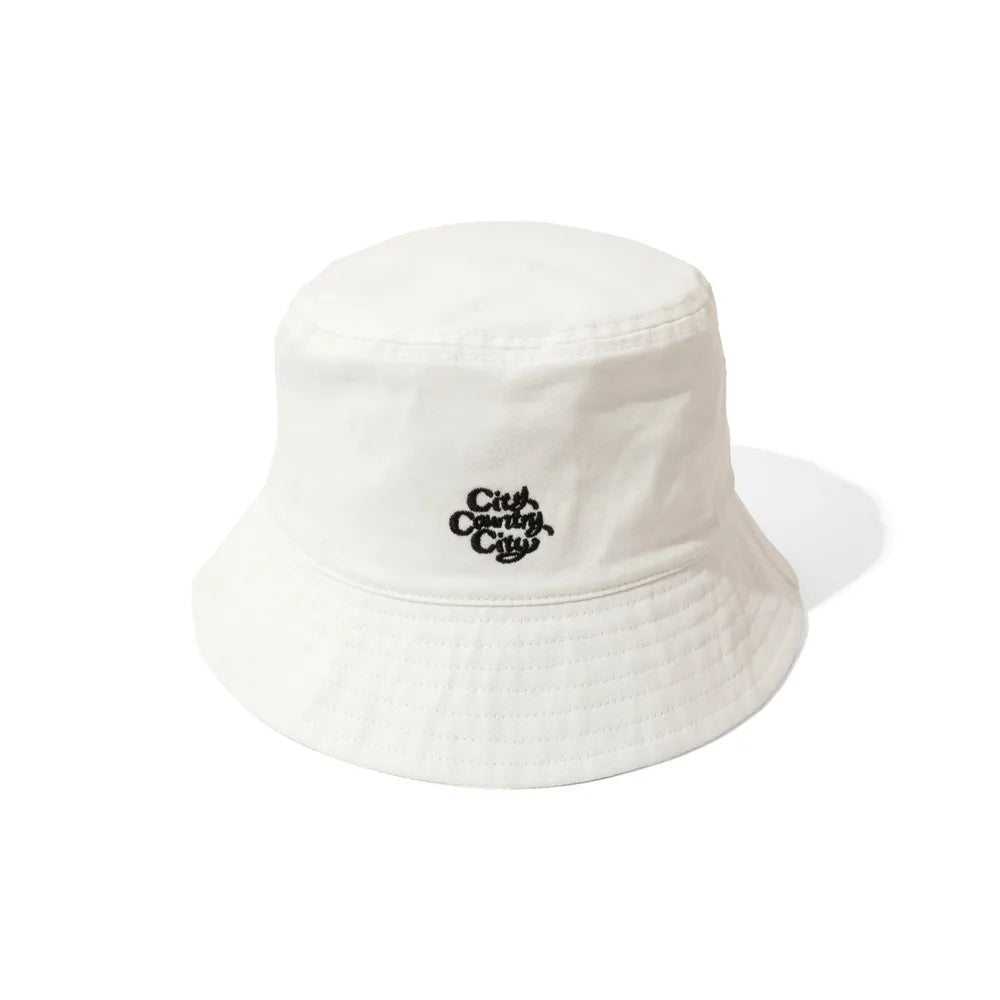 CITY COUNTRY CITY / Embroiderd Logo Washed Cotton Hat (CCC-241G001)