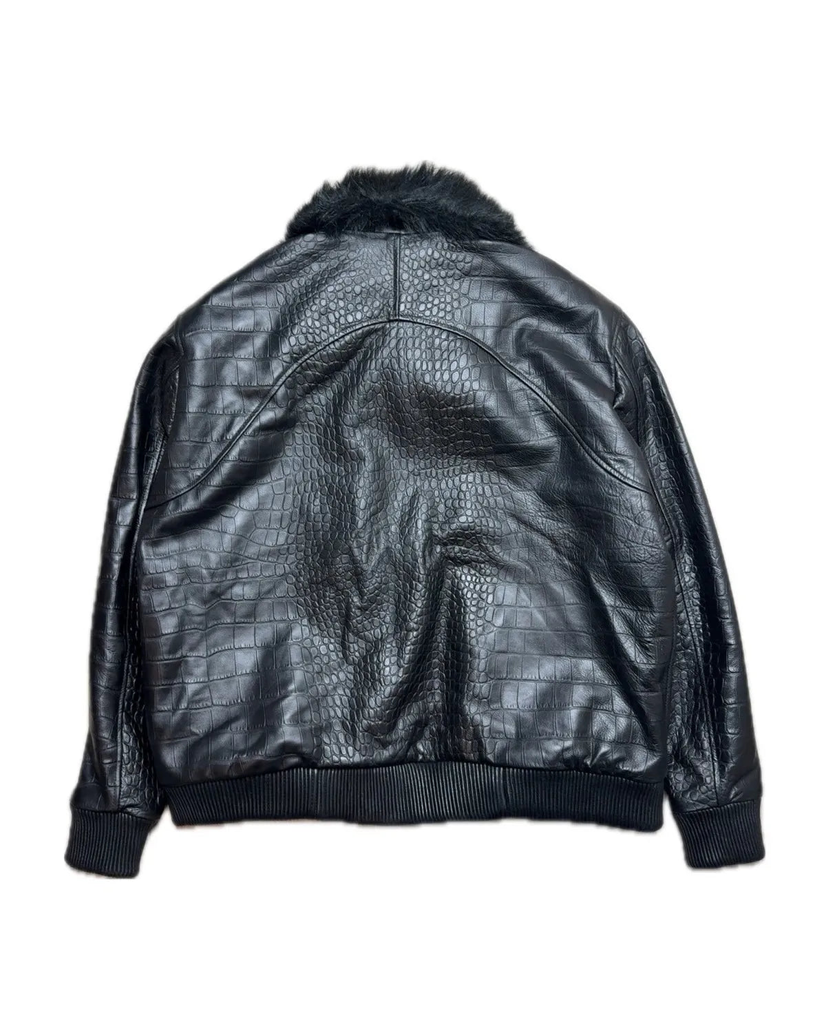A Good Bad Influence / CROCODILE LEATHER JACKET (AGBI-25AW-JK01)