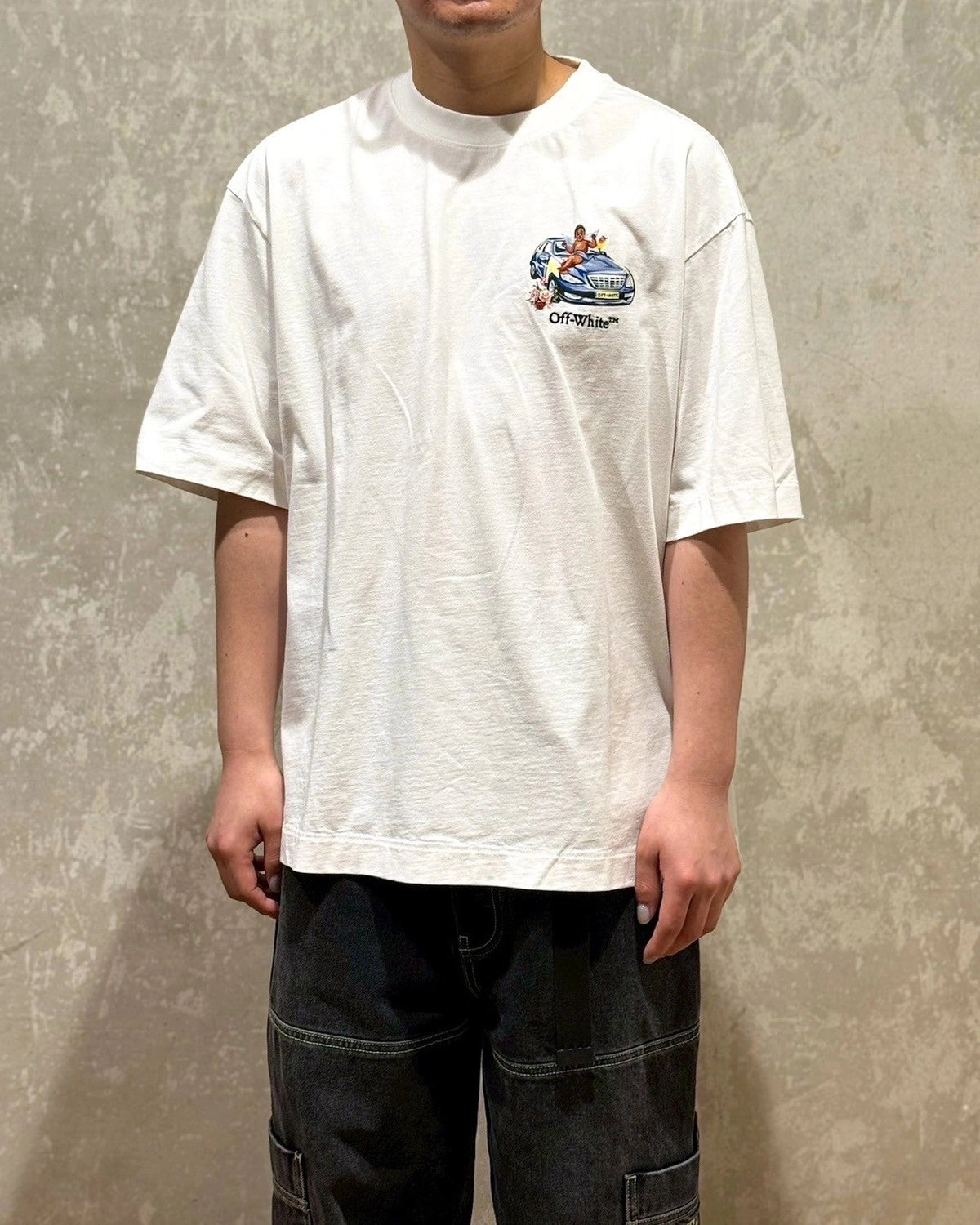Off-White™ / FRESCO ARROW SKATE S/S TEE (OMAS25-RTW0043)