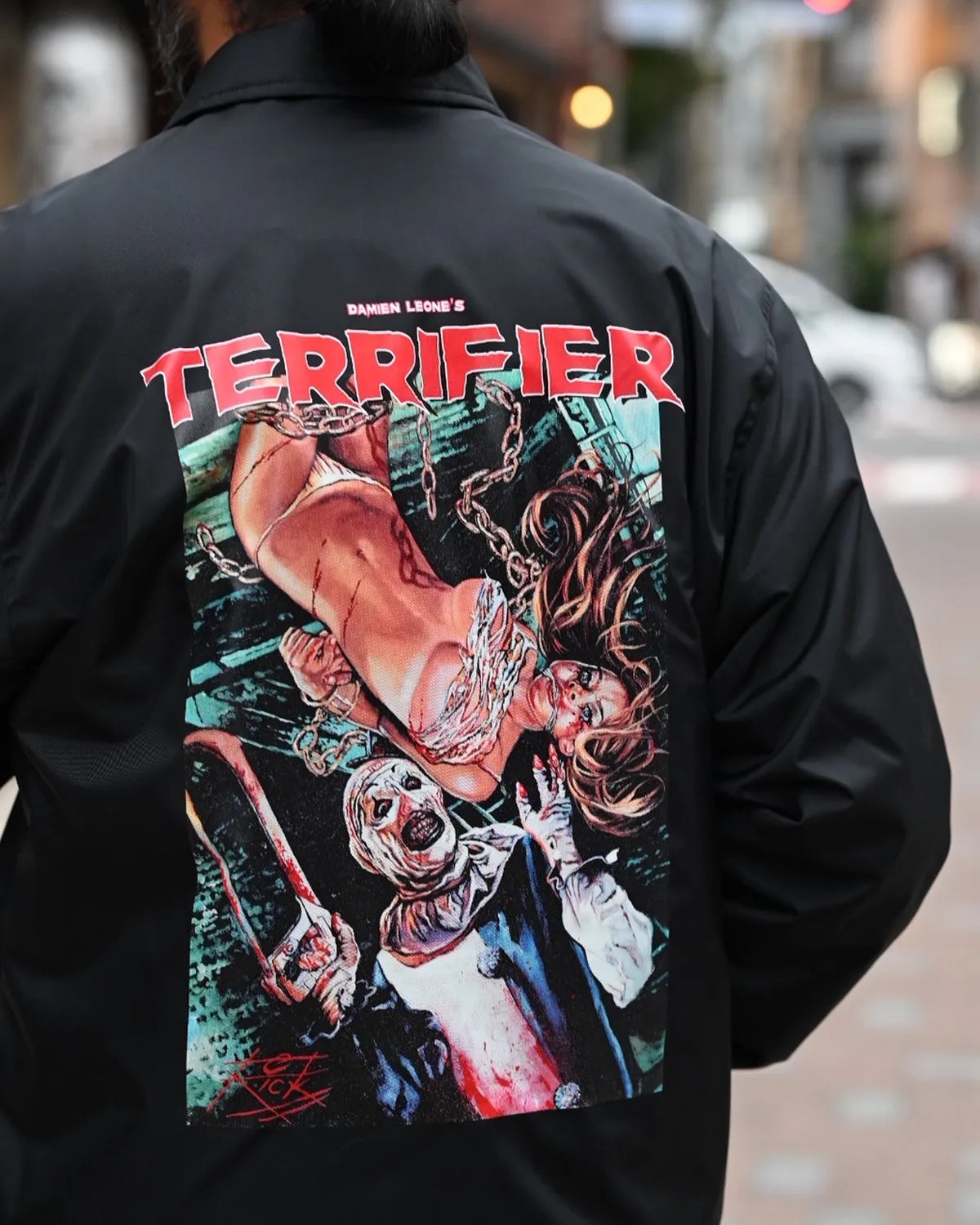 WACKO MARIA × TERRIFIER / COACH JACKET (TERRIFIER-WM-BL02)
