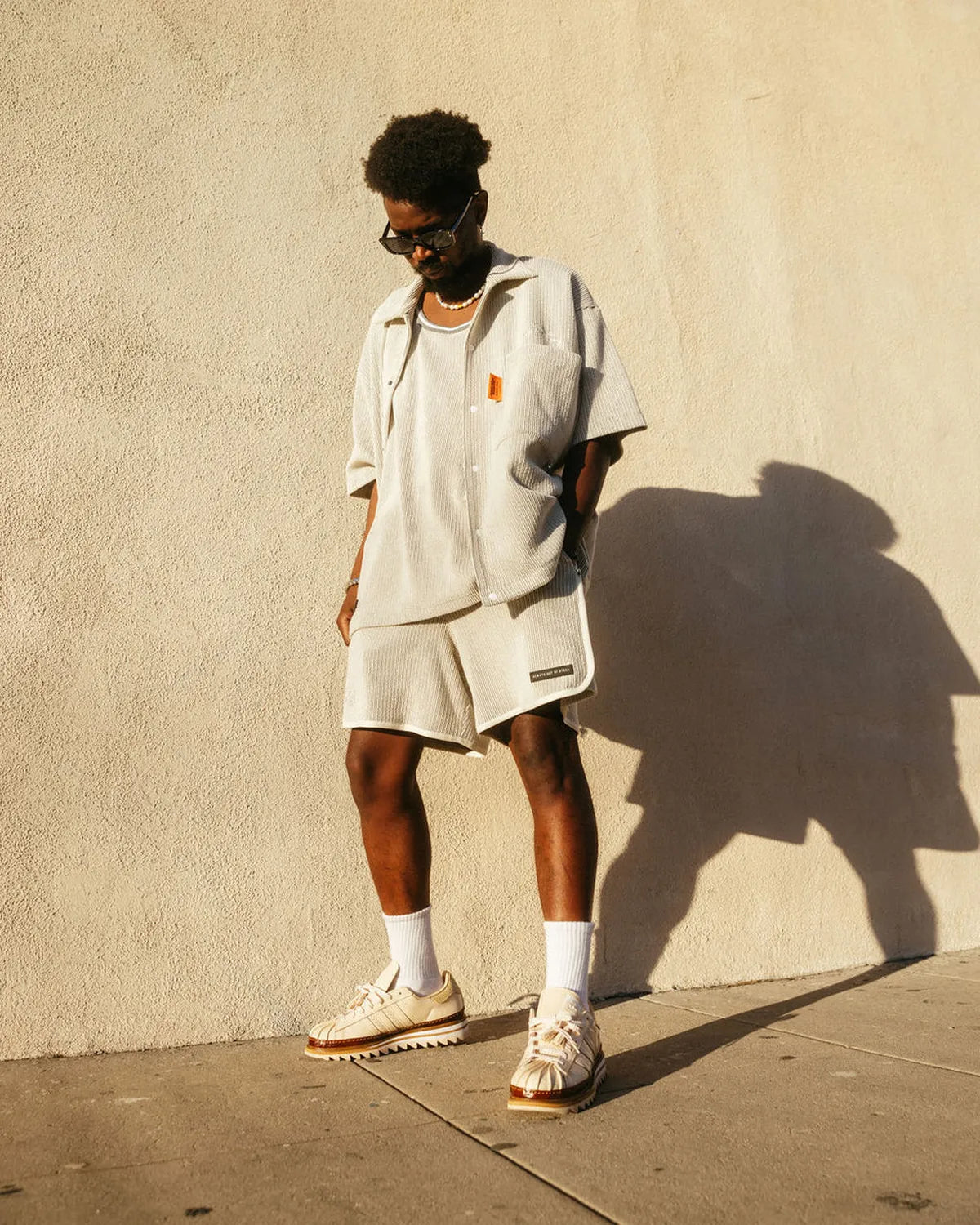 ALWAYS OUT OF STOCK / FRILL STRIPES BASKETBALL SHORTS (HA-025106221)