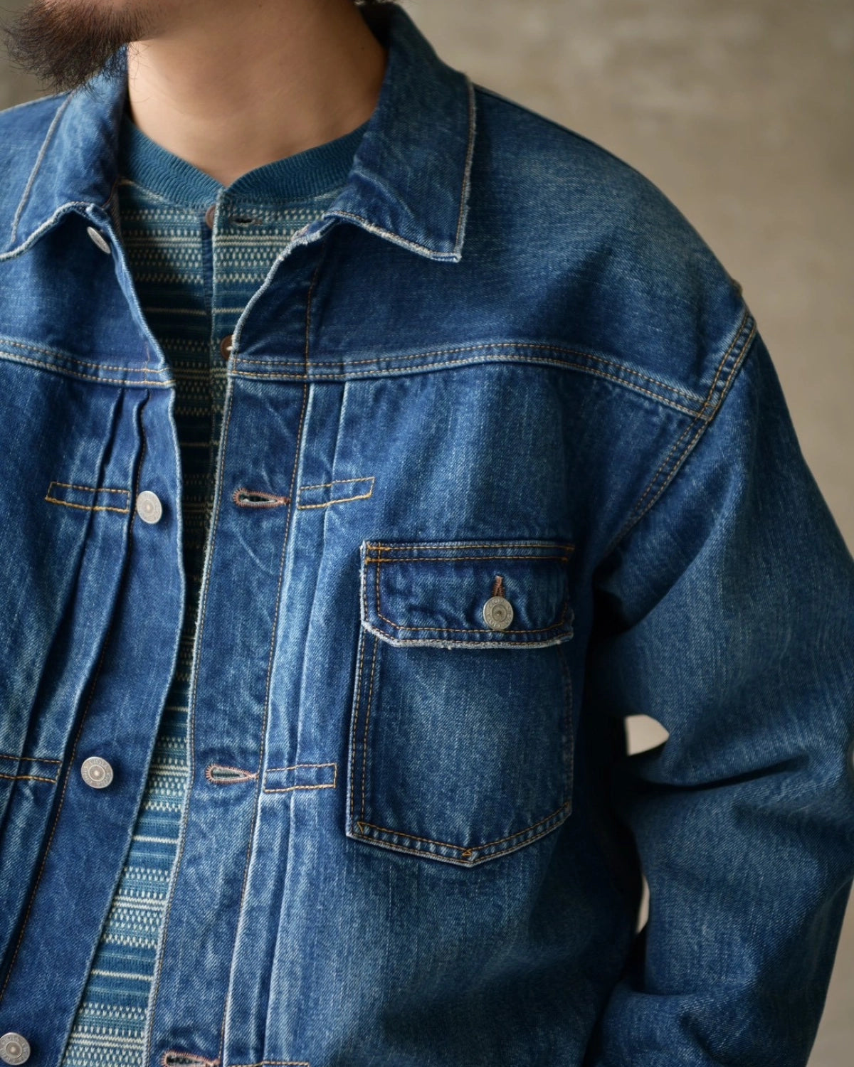 CIOTA / シングルポケットデニム JACKET (JKLM-301-NIMDBL-D)