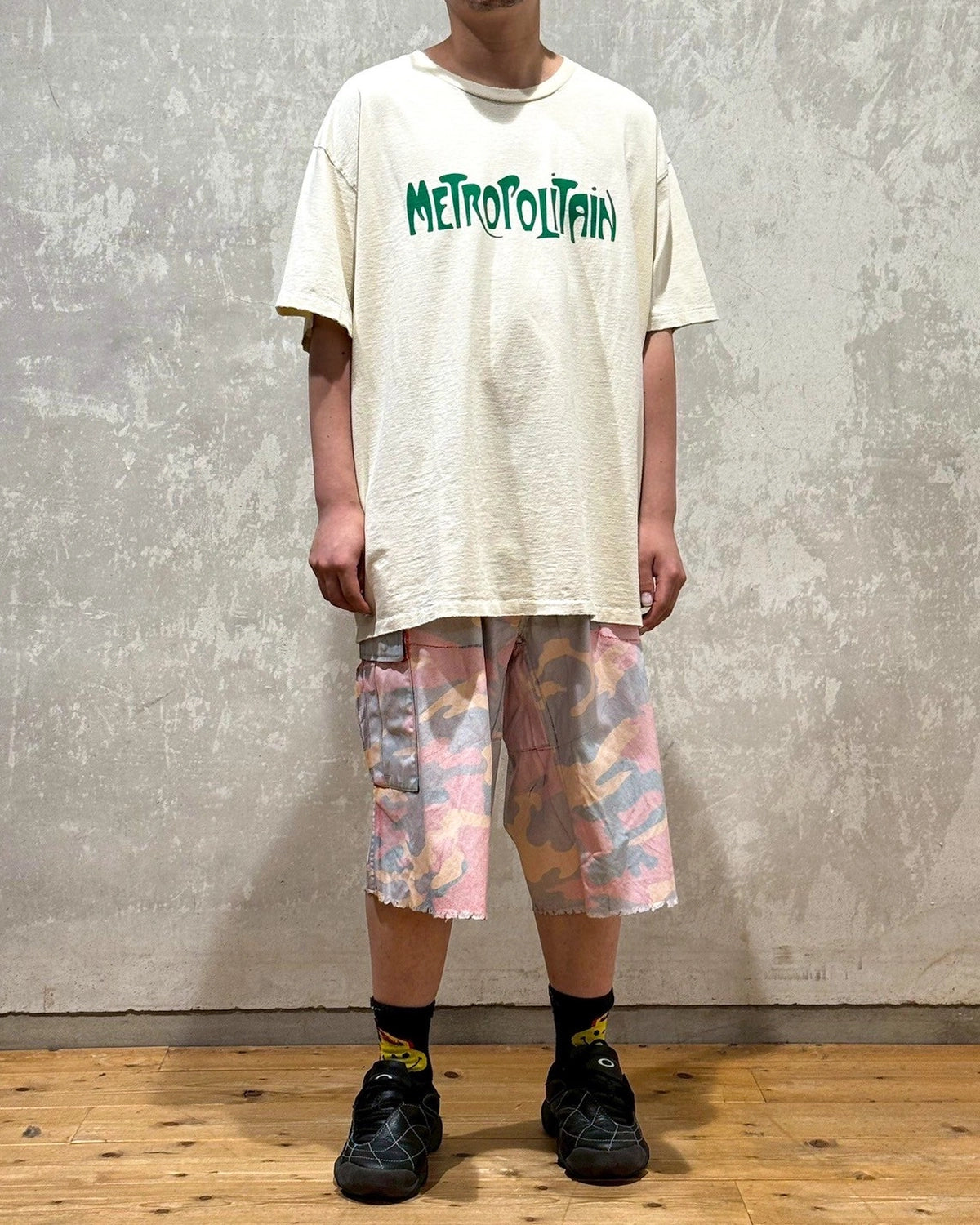 GALLERY DEPT. / CAMO CUT OFF SHORTS (COS-30034)
