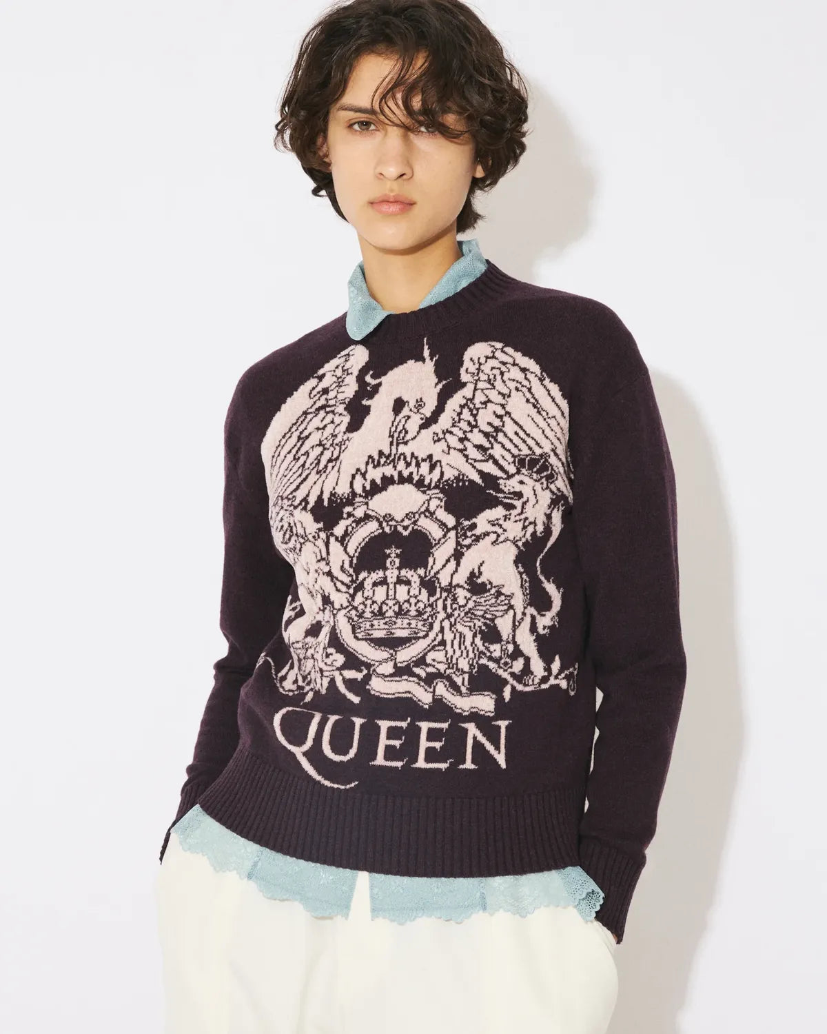 beautiful people / rock-knit QUEEN knit pullover -Women's- (1646210014)