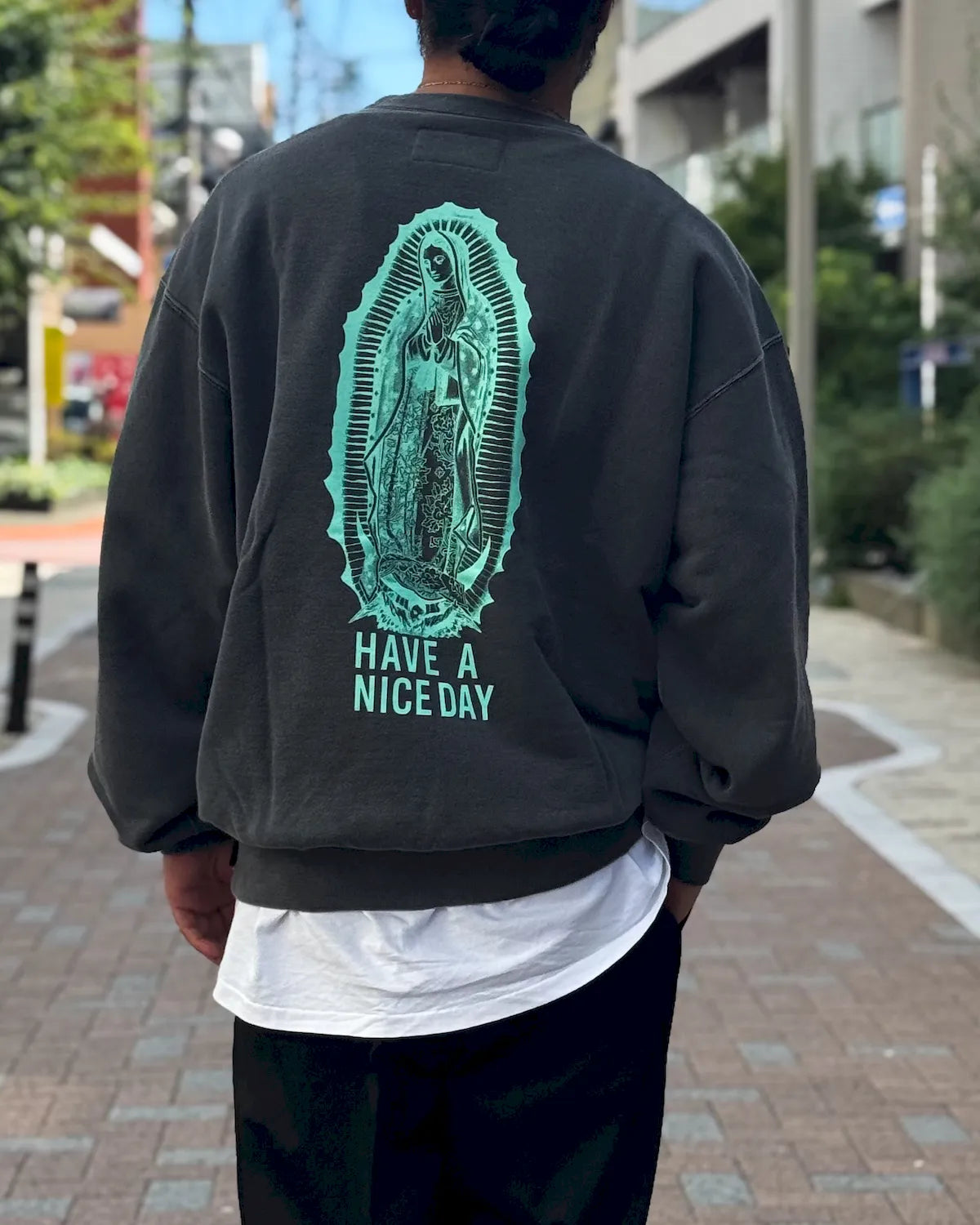WACKO MARIA / WASHED MIDDLE WEIGHT CREW NECK SWEAT SHIRT (26FWE-WMC-SS05)