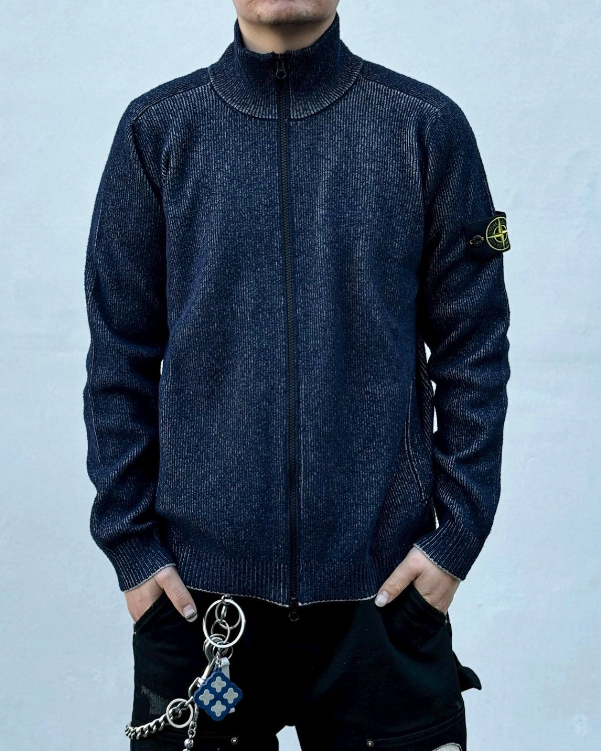 STONE ISLAND / PLATED RIB COTTON BOUCLE (L1155100034)