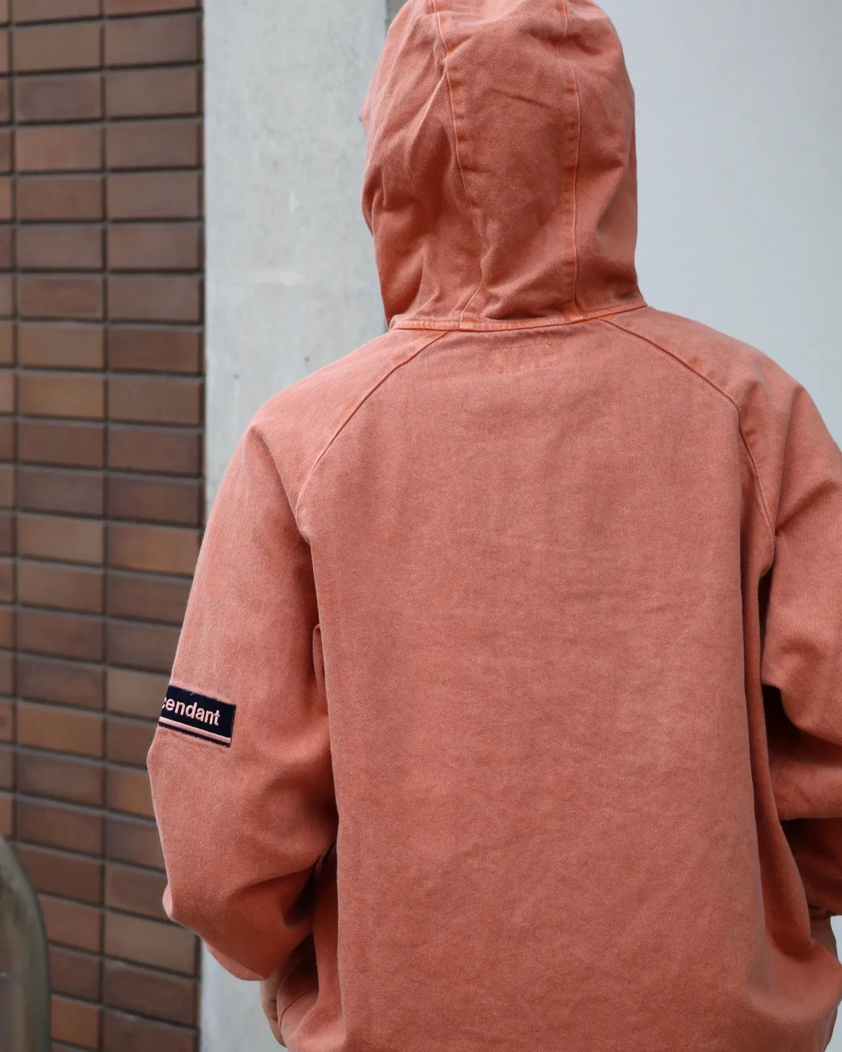 DESCENDANT / MOLE HOODED LS SHIRT PIGMENT DYE (262WVDS-SHM04)
