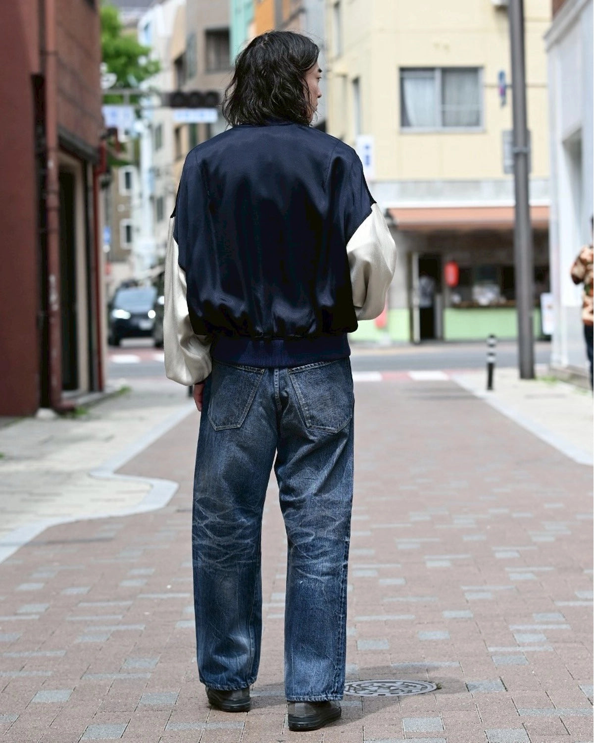refomed / RIGHT HANDED DENIM PANTS "USED-2" (REPT-027U2)