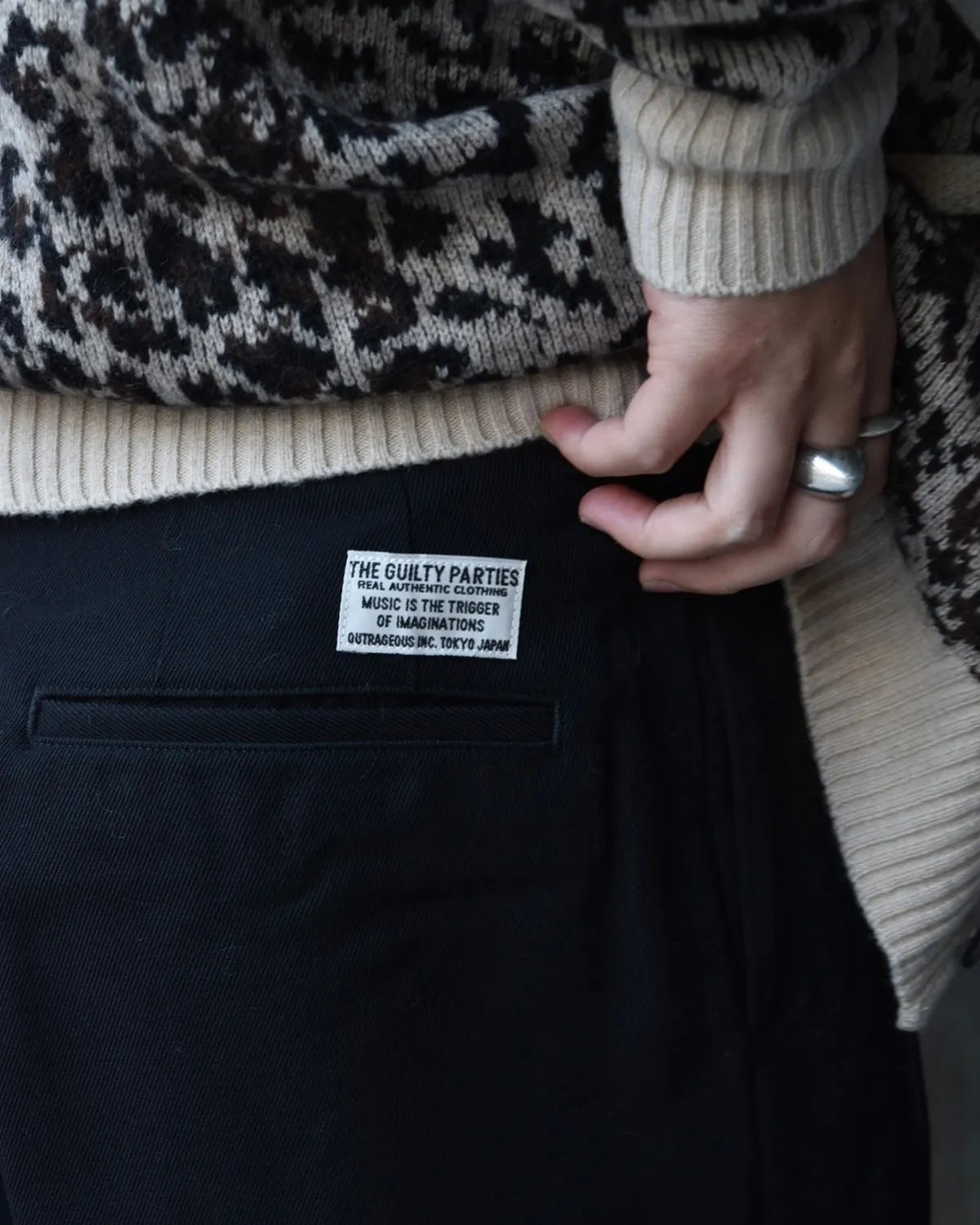 WACKO MARIA / DOUBLE PLEATED CHINO TROUSERS -TYPE-2- (25FW-WMP-PT02)