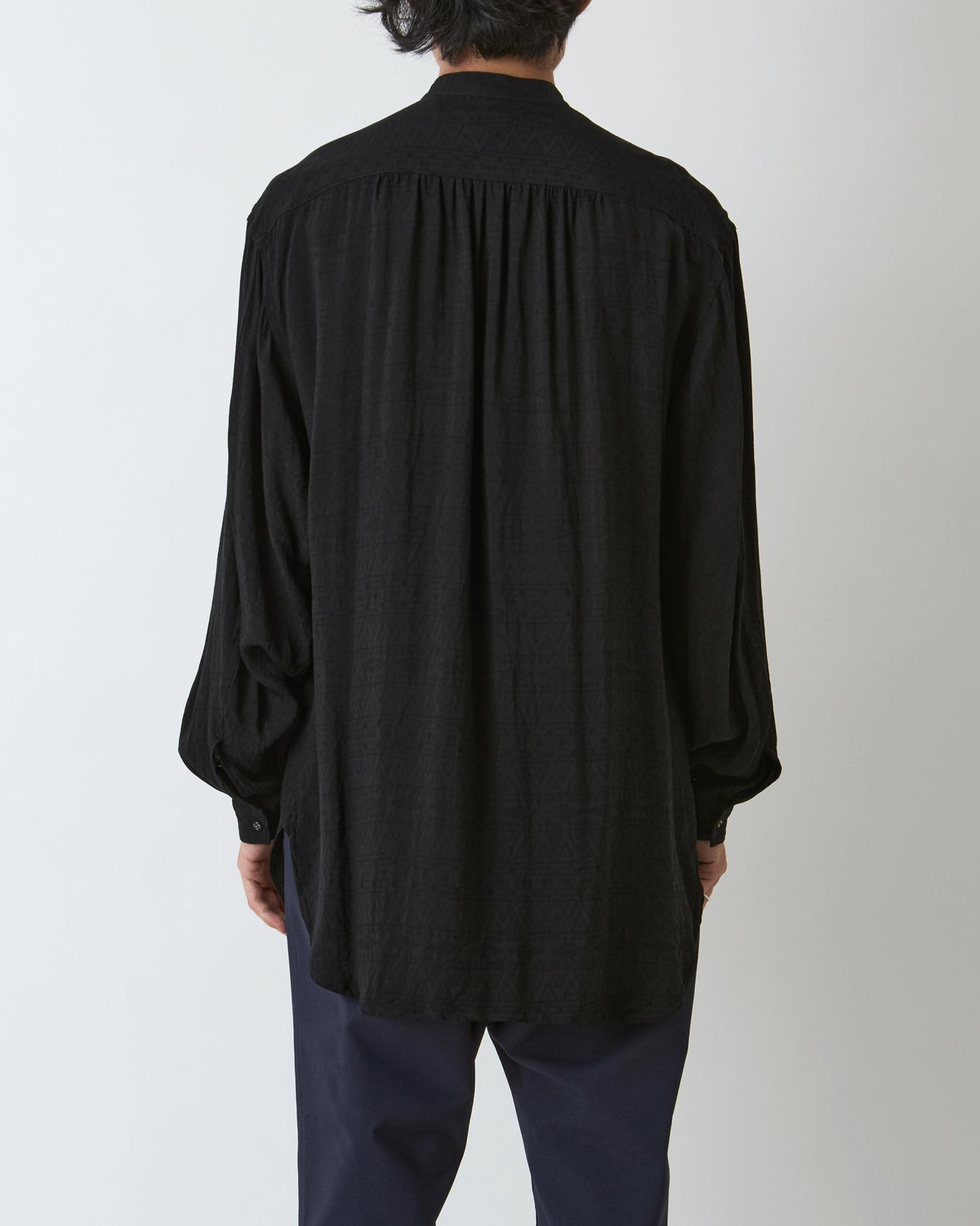 White Mountaineering / JACQUARD WIDE GUSSET SLEEVE LONG SHIRT (WM2571102)