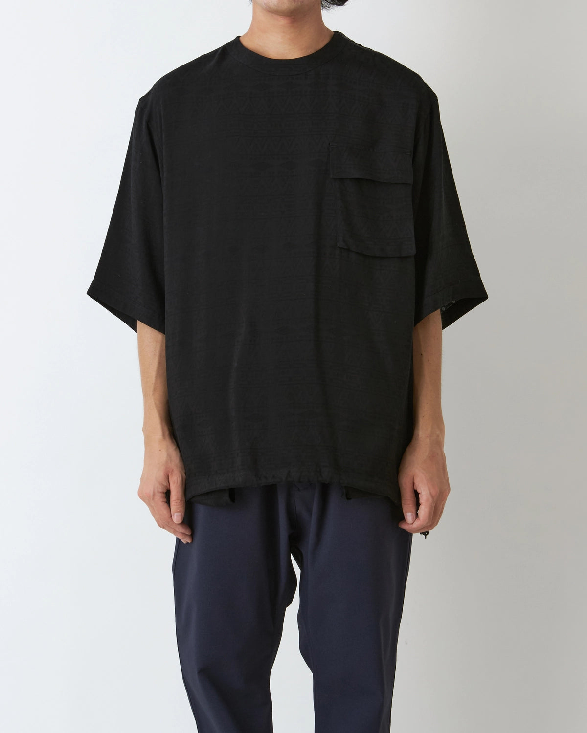 White Mountaineering / JACQUARD CREWNECK SHIRT (WM2571109)