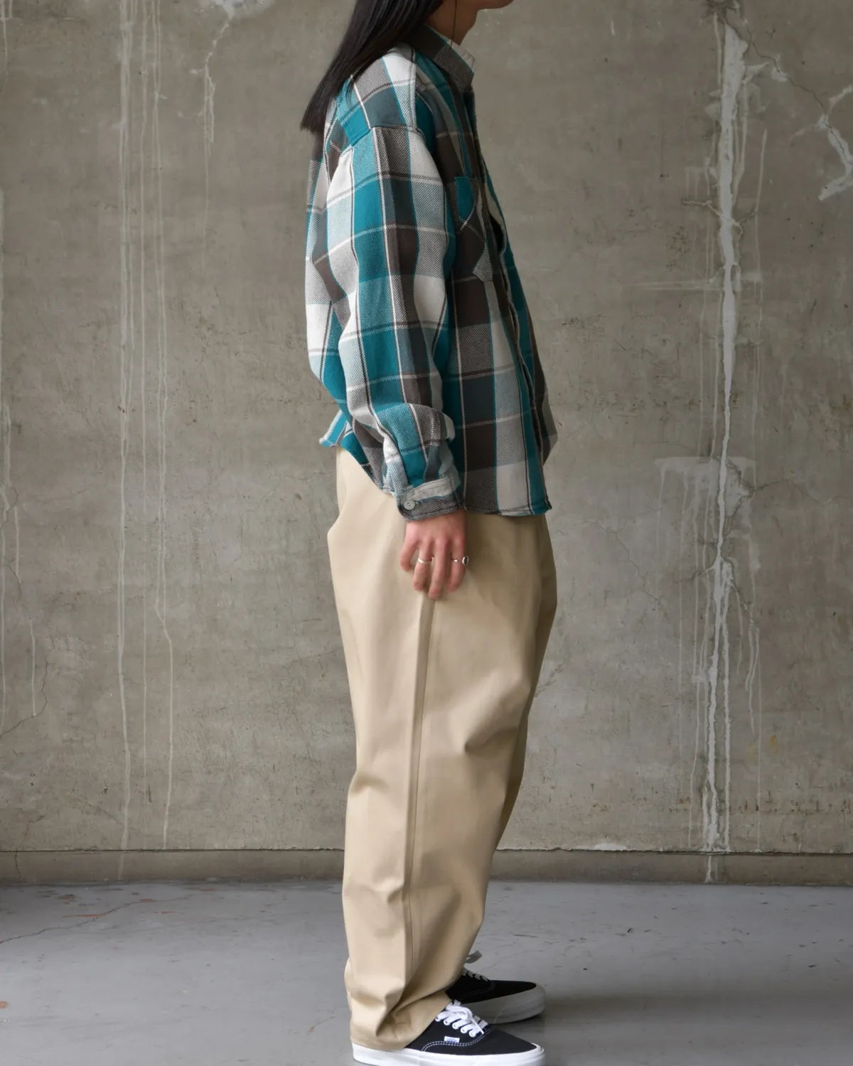 DESCENDANT / VANNING PLAID LS SHIRT (261TQDS-SHM03)