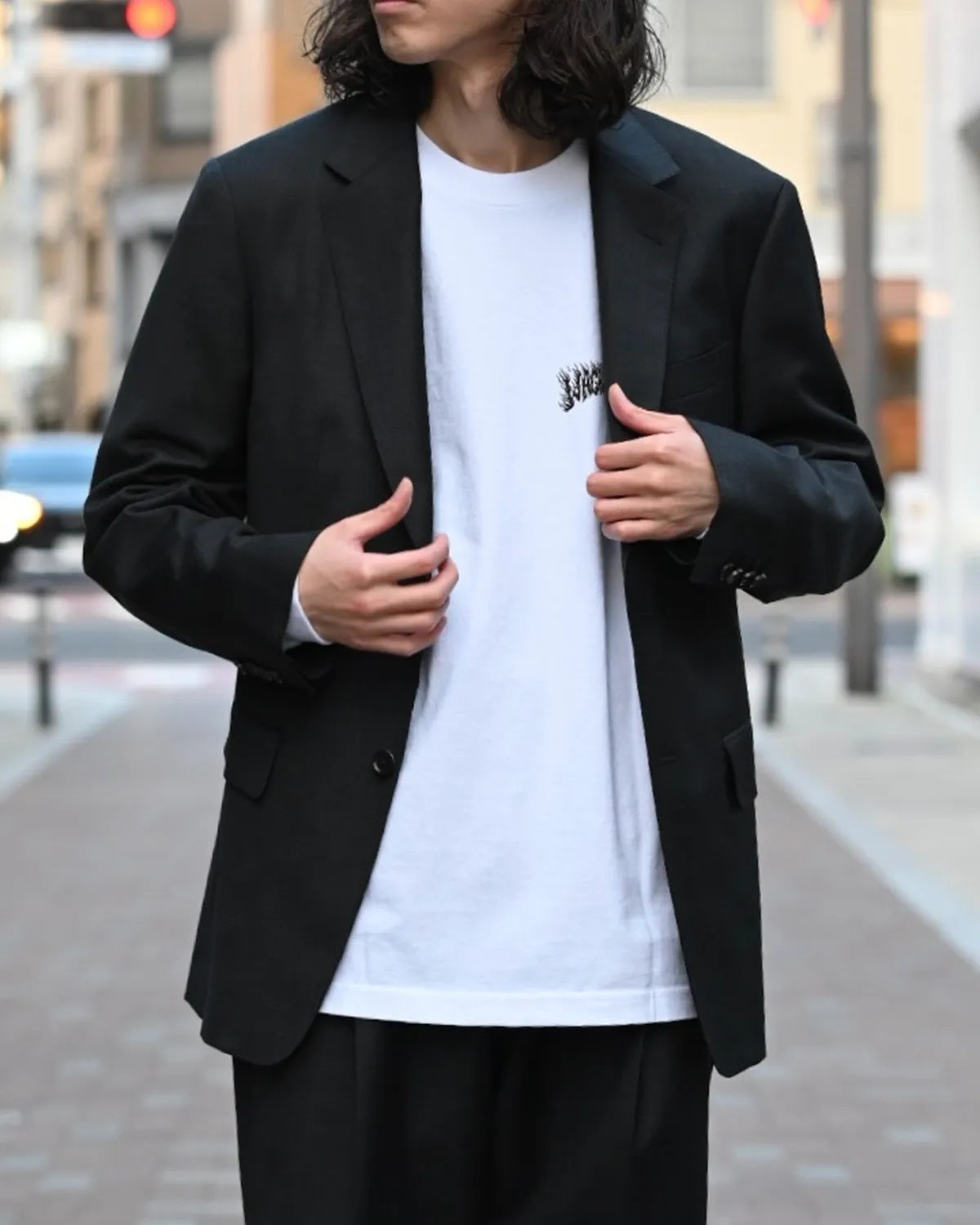 WACKO MARIA × DORMEUIL / SINGLE BREASTED JACKET -TYPE-3- & PLEATED TROUSERS -TYPE-2- (25FW-WMO-SU03)