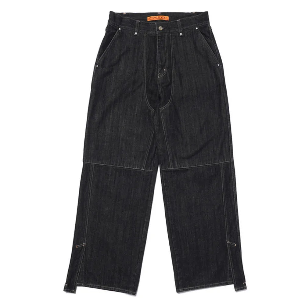 STUDIO SEVEN / DOUBLE KNEE DENIM PANTS