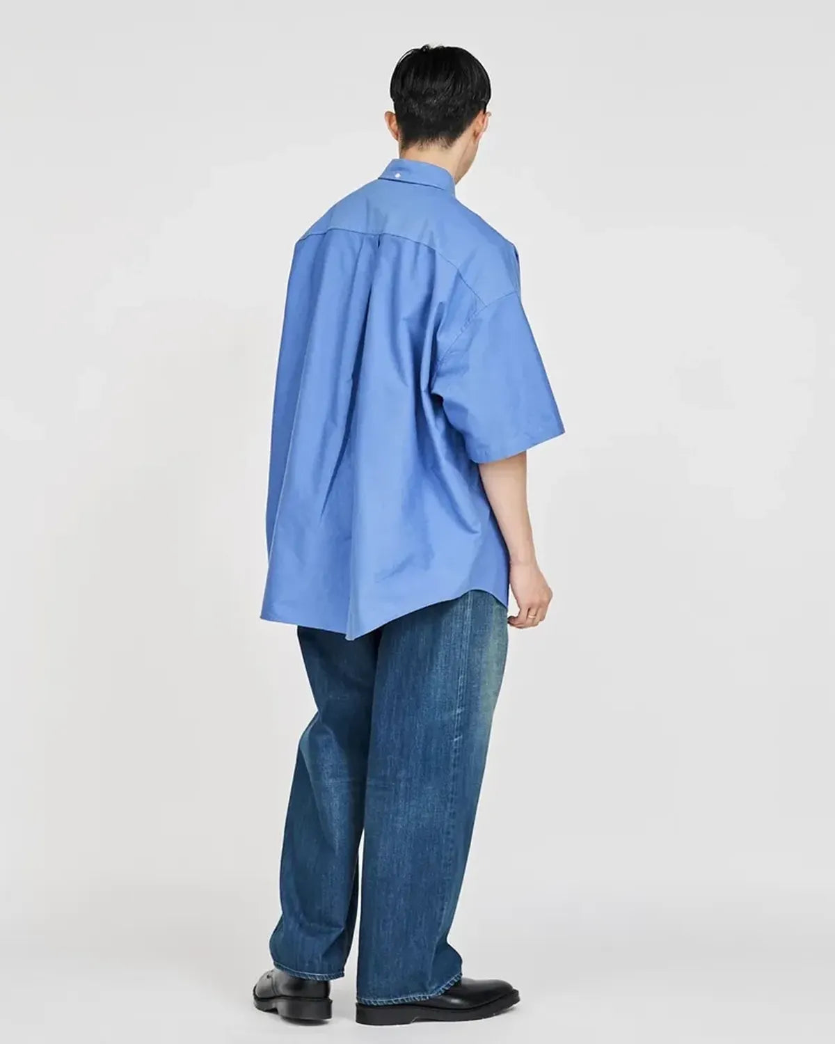 Graphpaper / Oxford S/S Oversized B.D Shirt (GM252-50076B)
