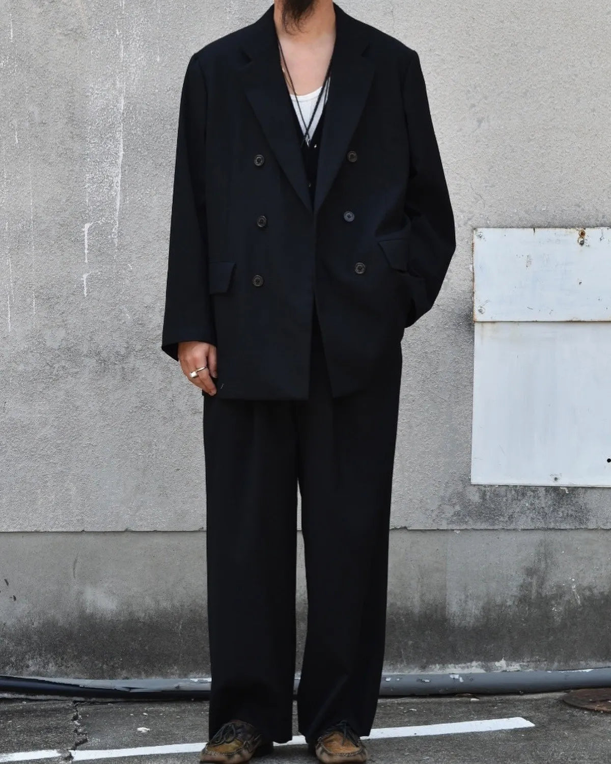 MARKAWARE / Organic Wool Survival Cloth® Double Breasted Comfort Jacket (A25C06JK01C)