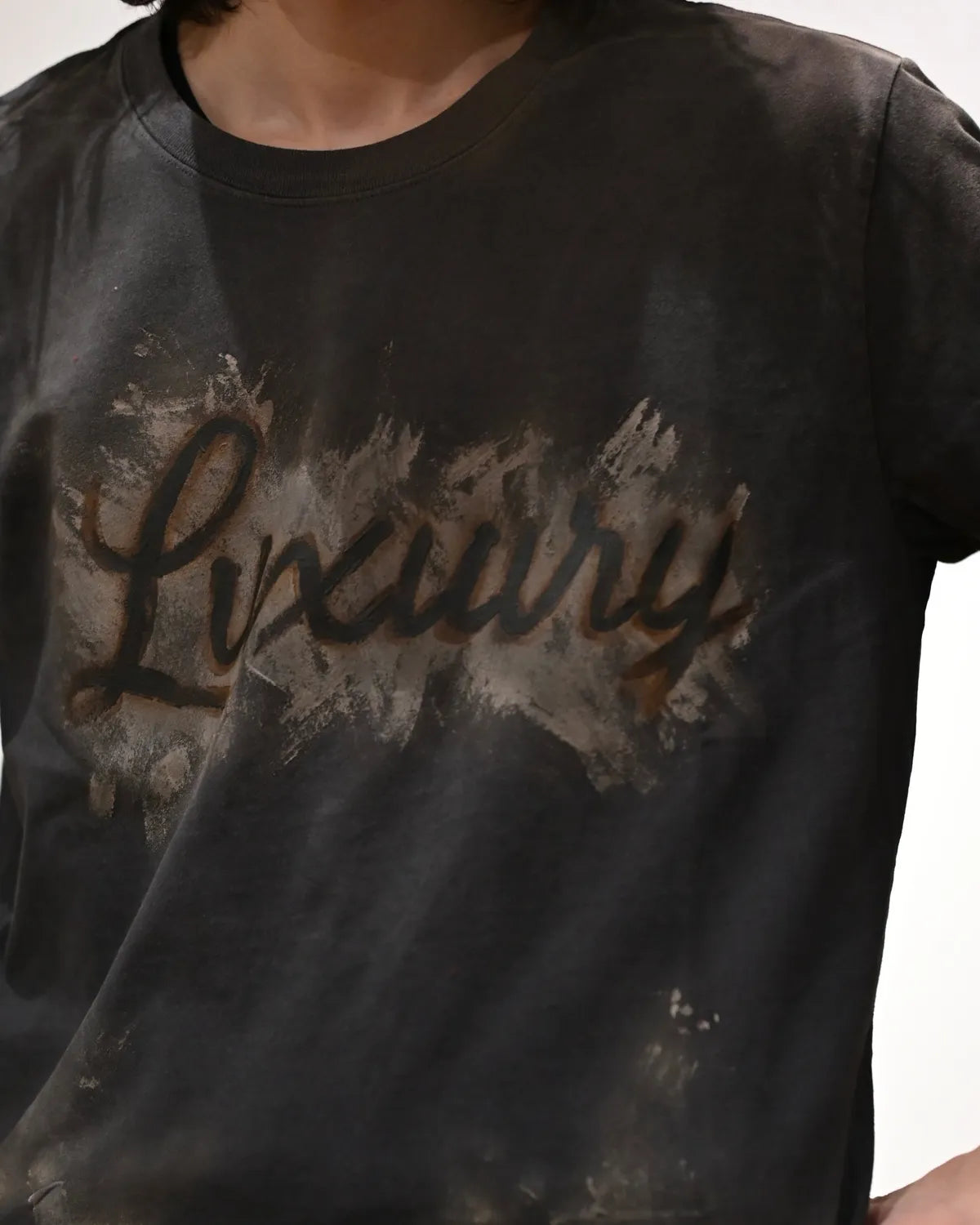 doublet / LUXUARY MUD PAINT T-SHIRT (26SS40CS434)