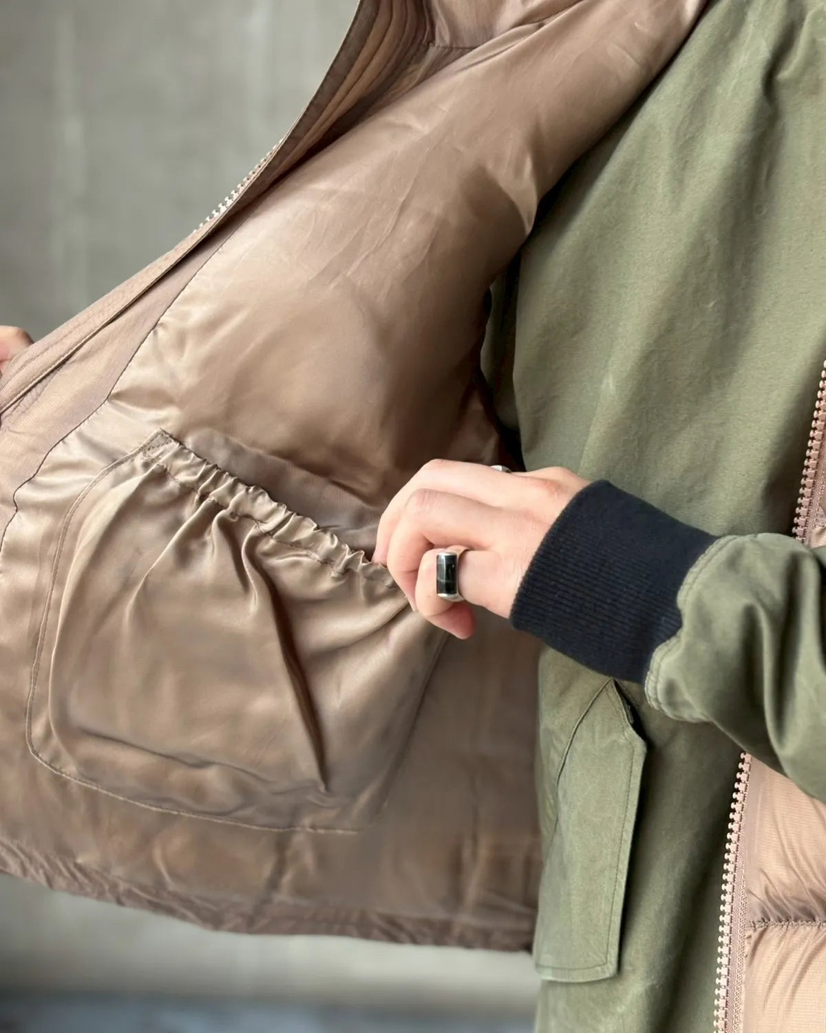 refomed / MANUAL DOWN VEST (REVE-007)