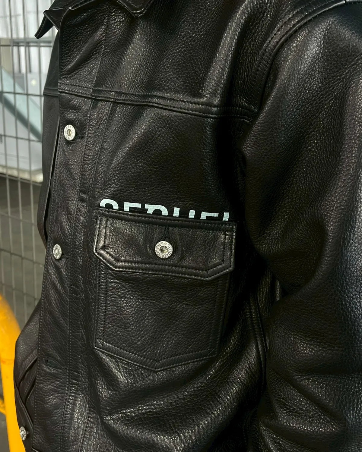 SEQUEL × FRAGMENT / LEATHER JACKET (SQ-25AW-JK-03)
