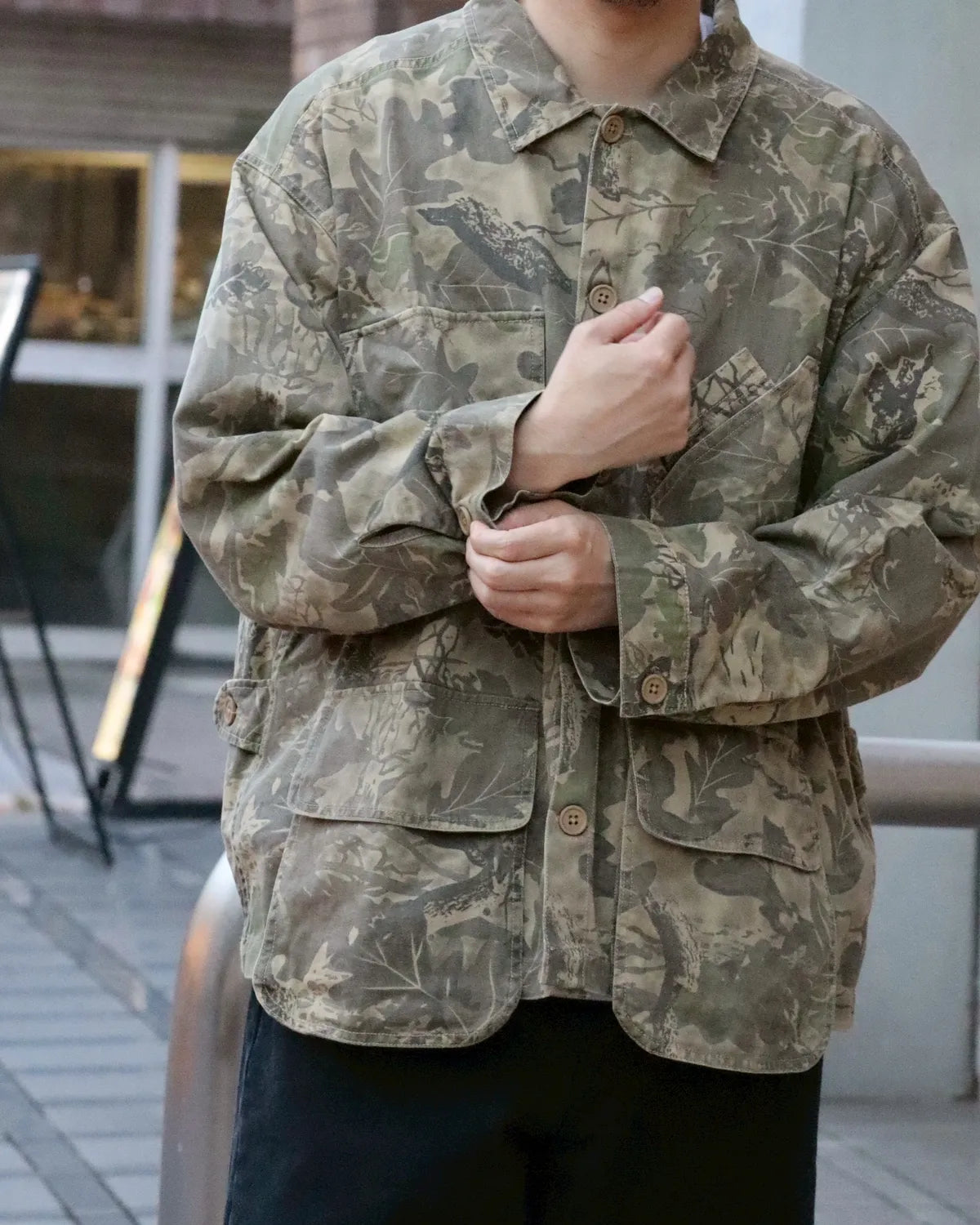 BRAIN DEAD / TWILL MILITARY SHIRT JACKET (T17004521FW25)
