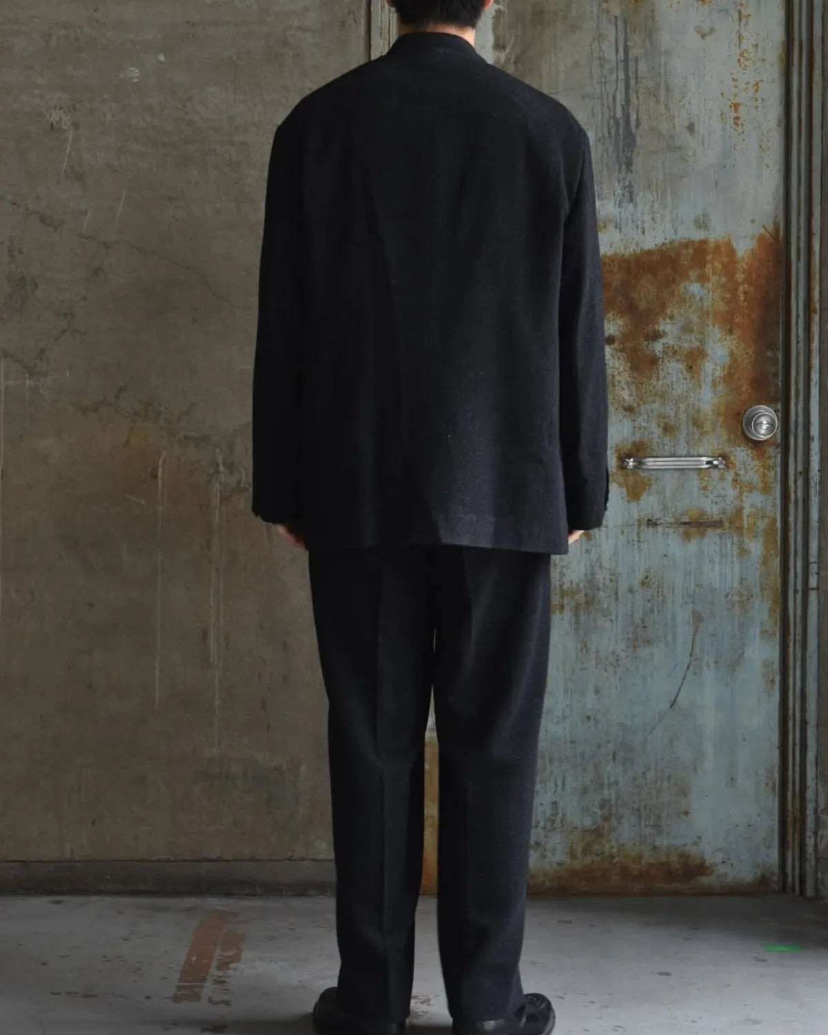 A.PRESSE / Silk Cashmere Tweed Wide Trousers (25AAP-04-02)