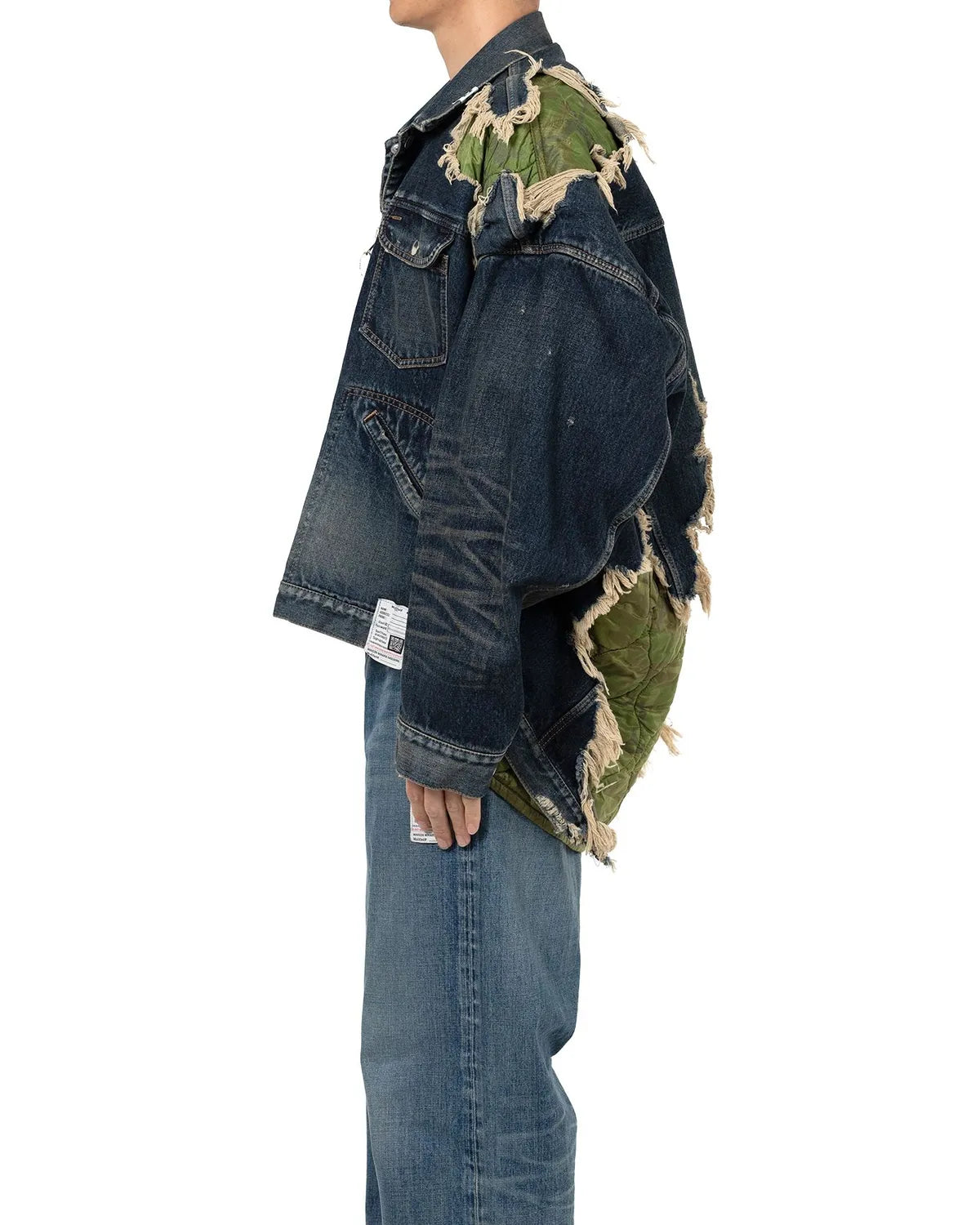 Maison MIHARA YASUHIRO / Military Jacket Layered Denim Jacket (J15BL121)