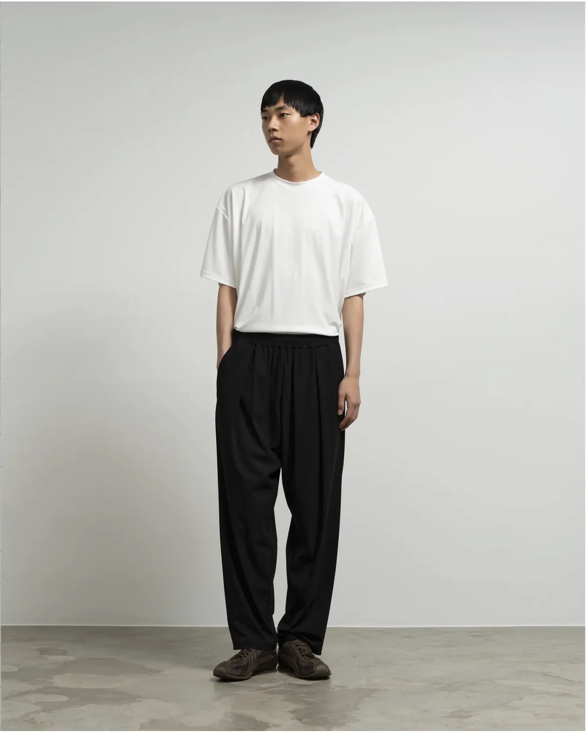 Graphpaper / Ice Tricot Wide Easy Pants (GM263-70609)