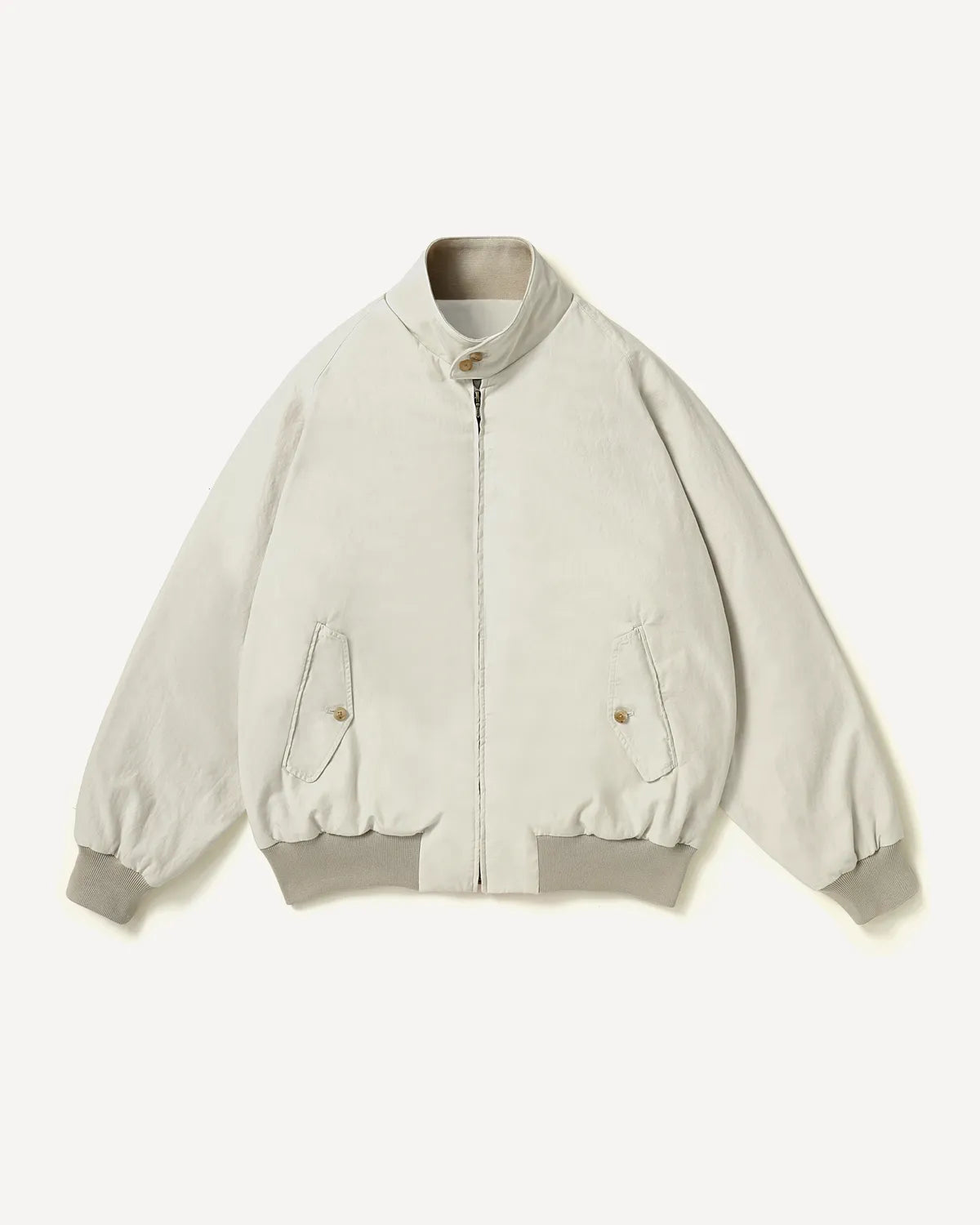 A.PRESSE の Cotton Silk Back Gabardine Harrington Jacket (26AAP-01-39)