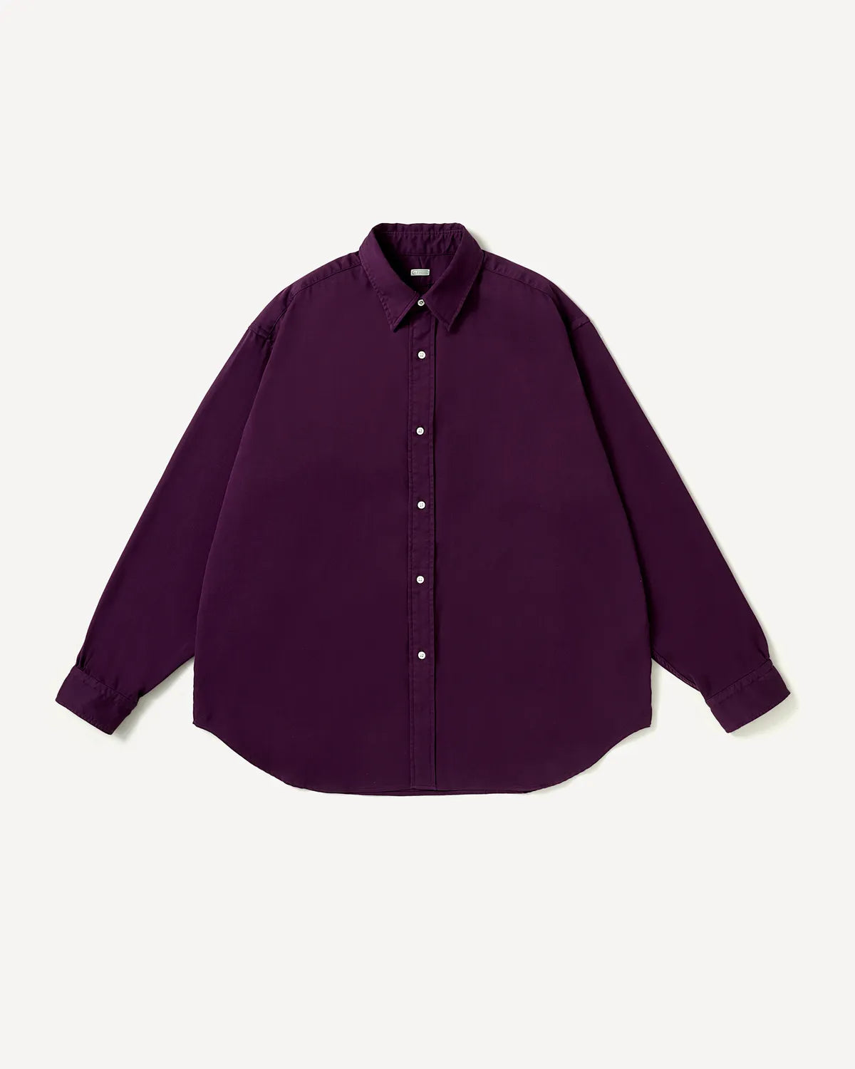 A.PRESSE の Double Weave Twill Regular Collar Shirt (26AAP-02-05)