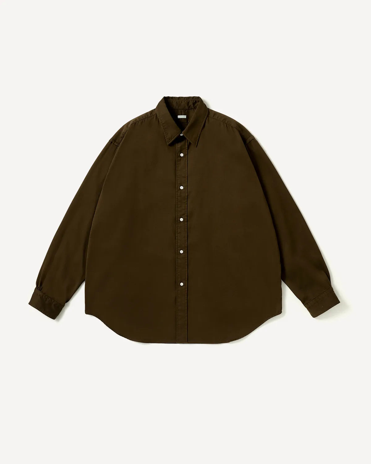 A.PRESSE の Double Weave Twill Regular Collar Shirt (26AAP-02-05)