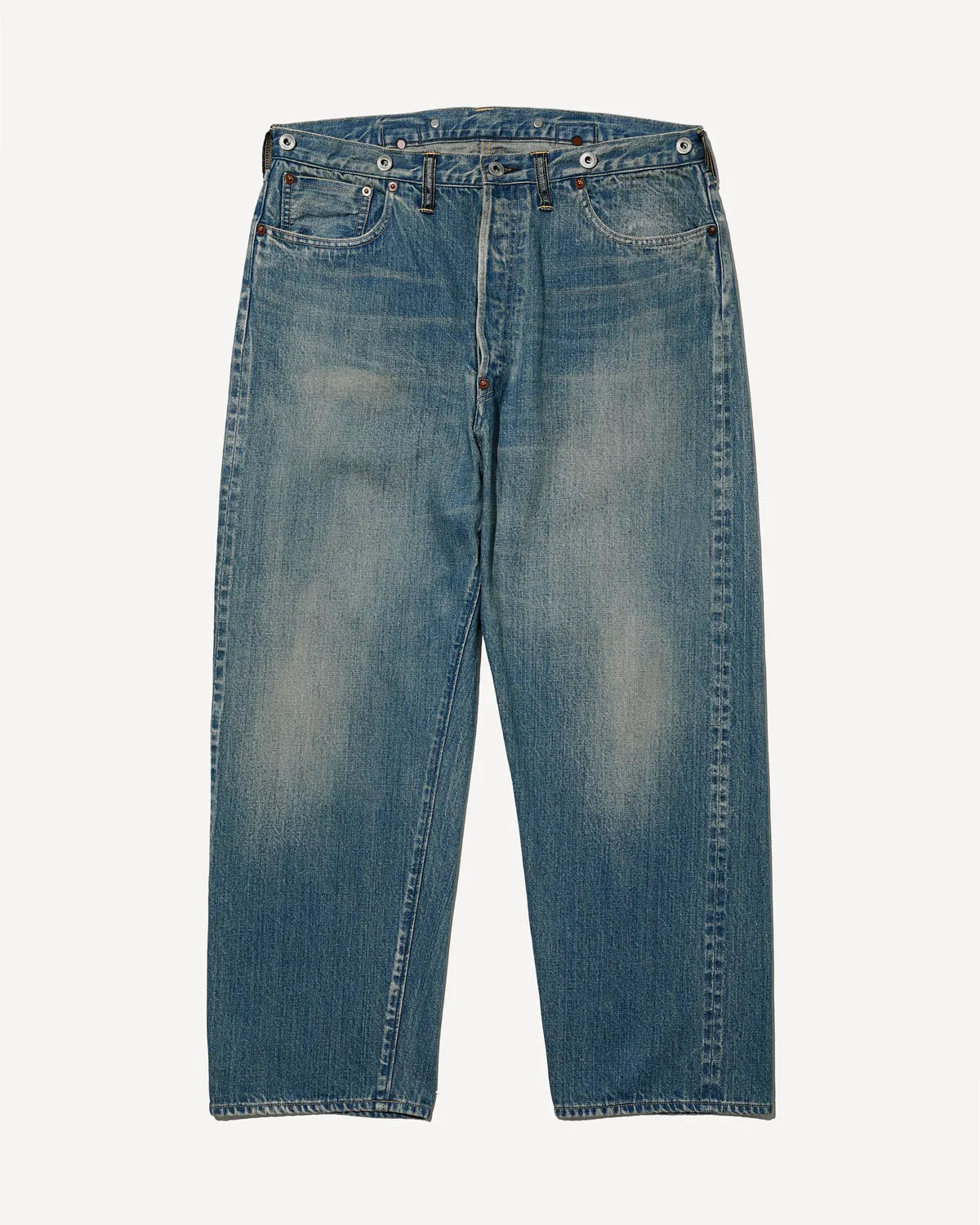 A.PRESSE の No.22 Washed Wide Denim Pants (26AAP-04-29)